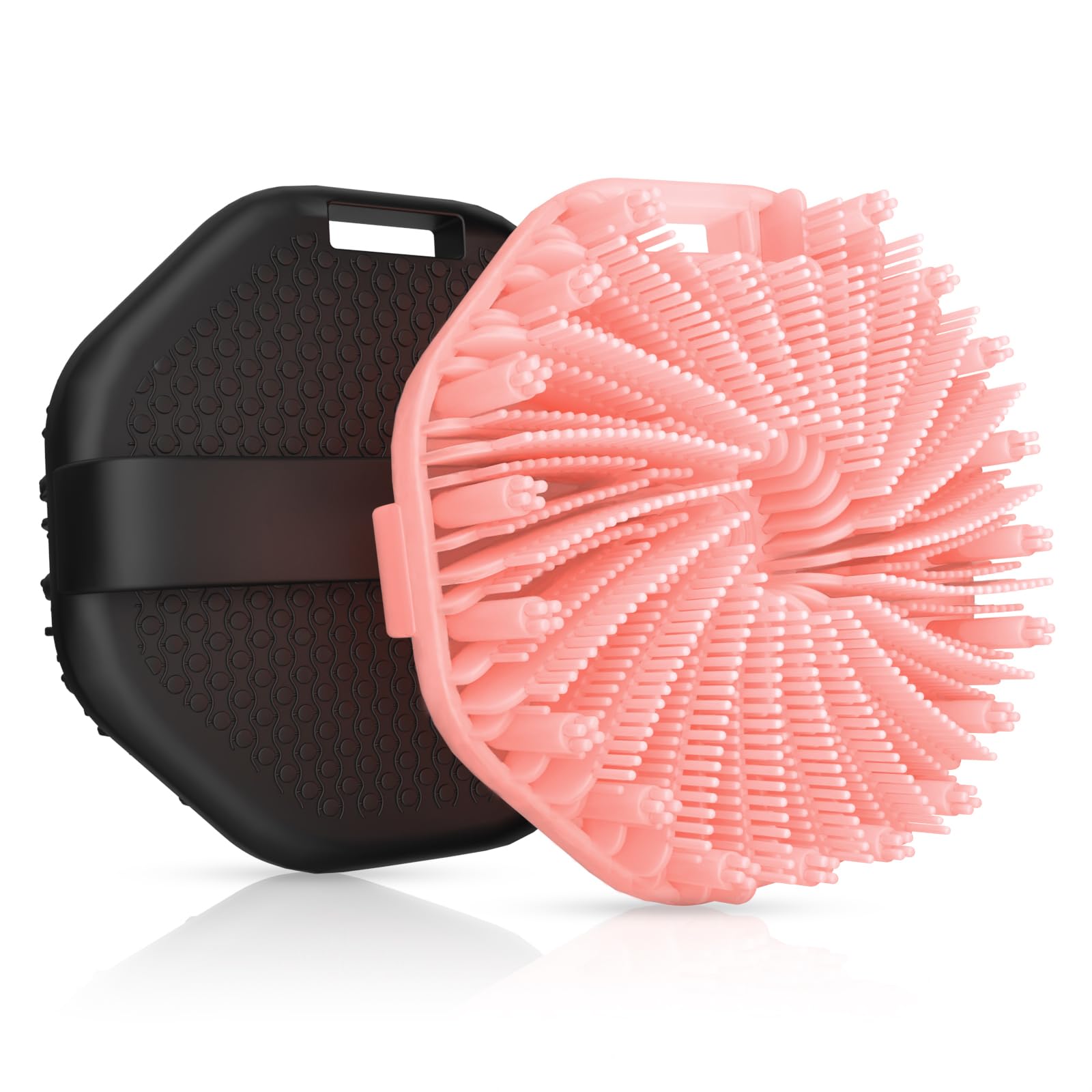 Silicone Body Scrubber 2 Counts, Exfoliating Body Wash Scrubbers Exfoliator, Shower Body Brush For Effective Showering Exfoliati