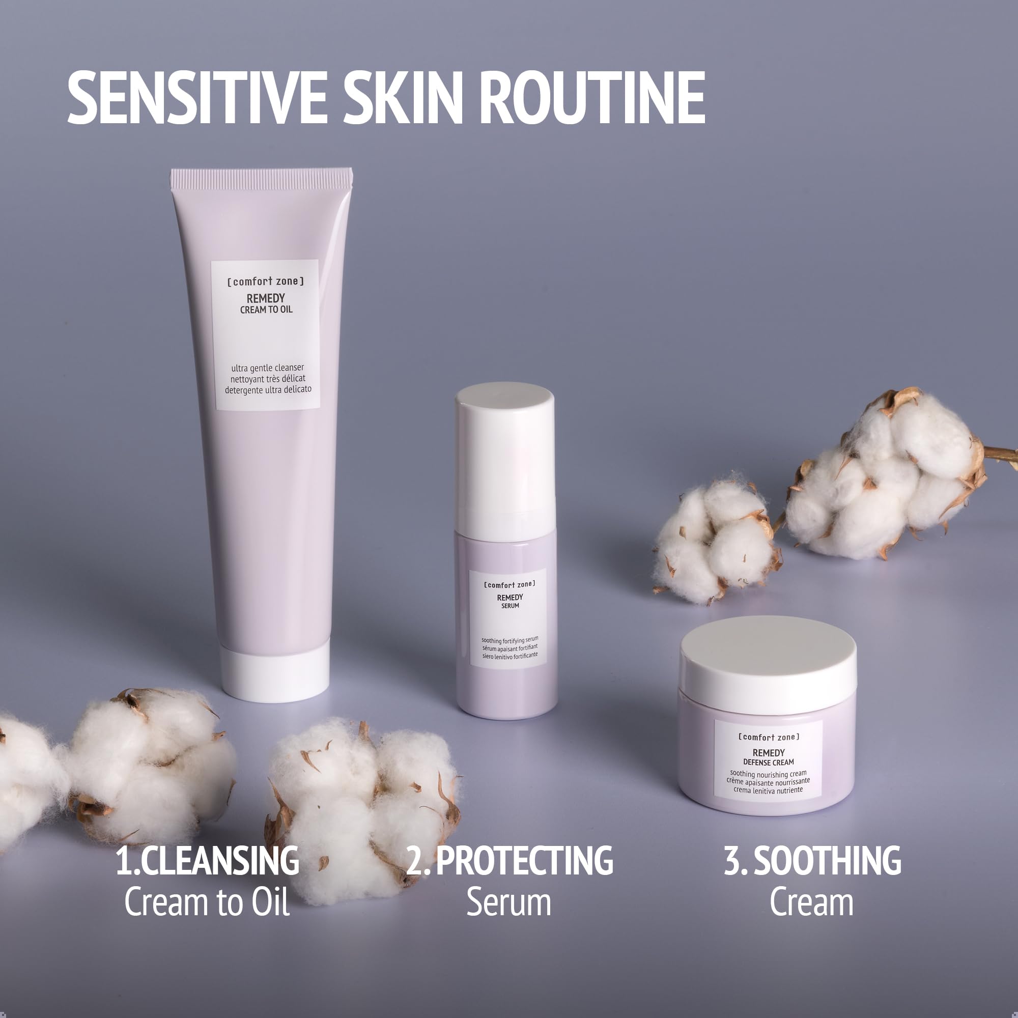 [ comfort zone ] Remedy Defense Cream | Soothing Nourishing Cream To Protect The Skin Barrier, Great For Sensitive Skin, 2.11 oz
