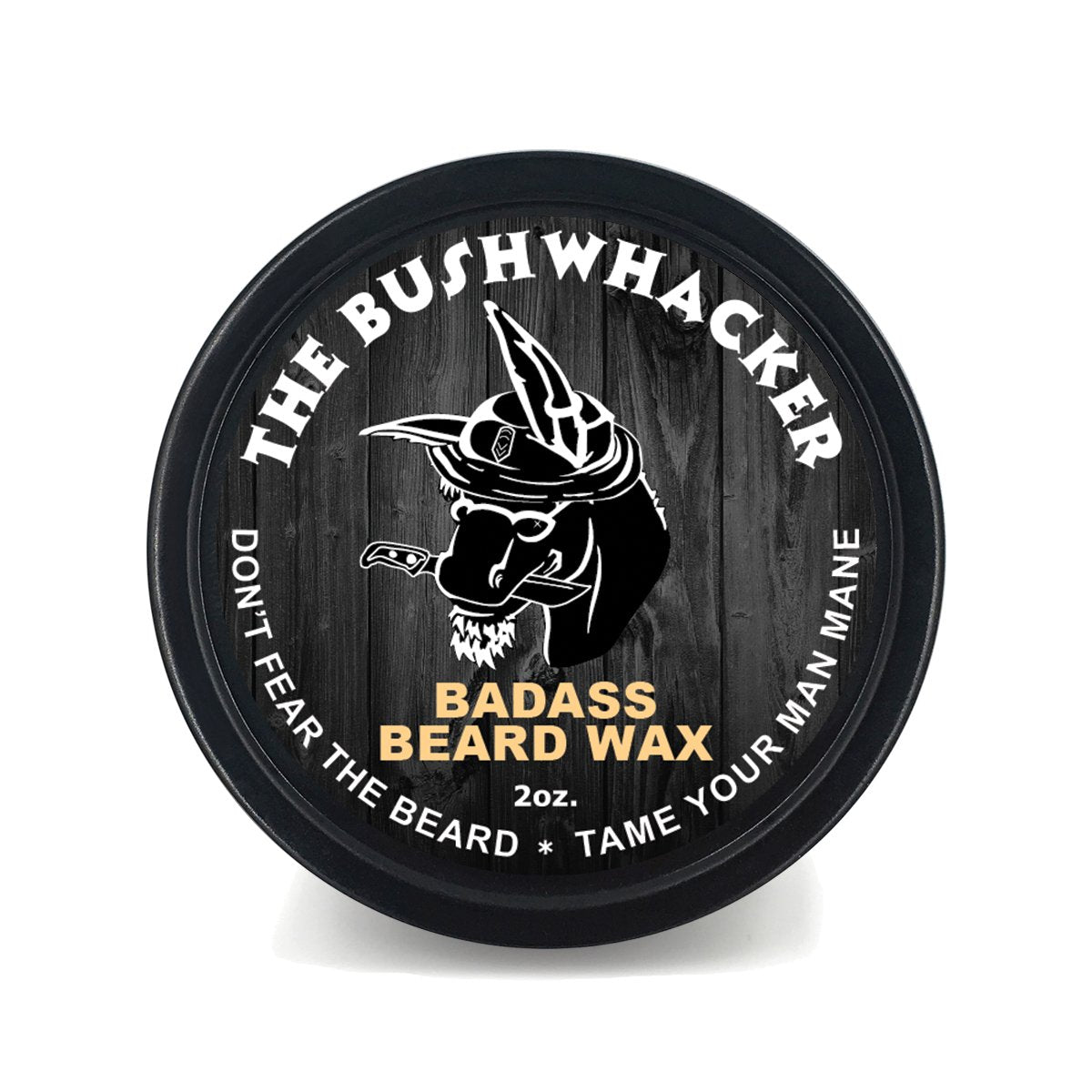 Badass Beard Care Beard Wax For Men - The Bushwhacker Scent, 2 Oz - Softens Beard Hair, Leaves Your Beard Looking And Feeling Mo