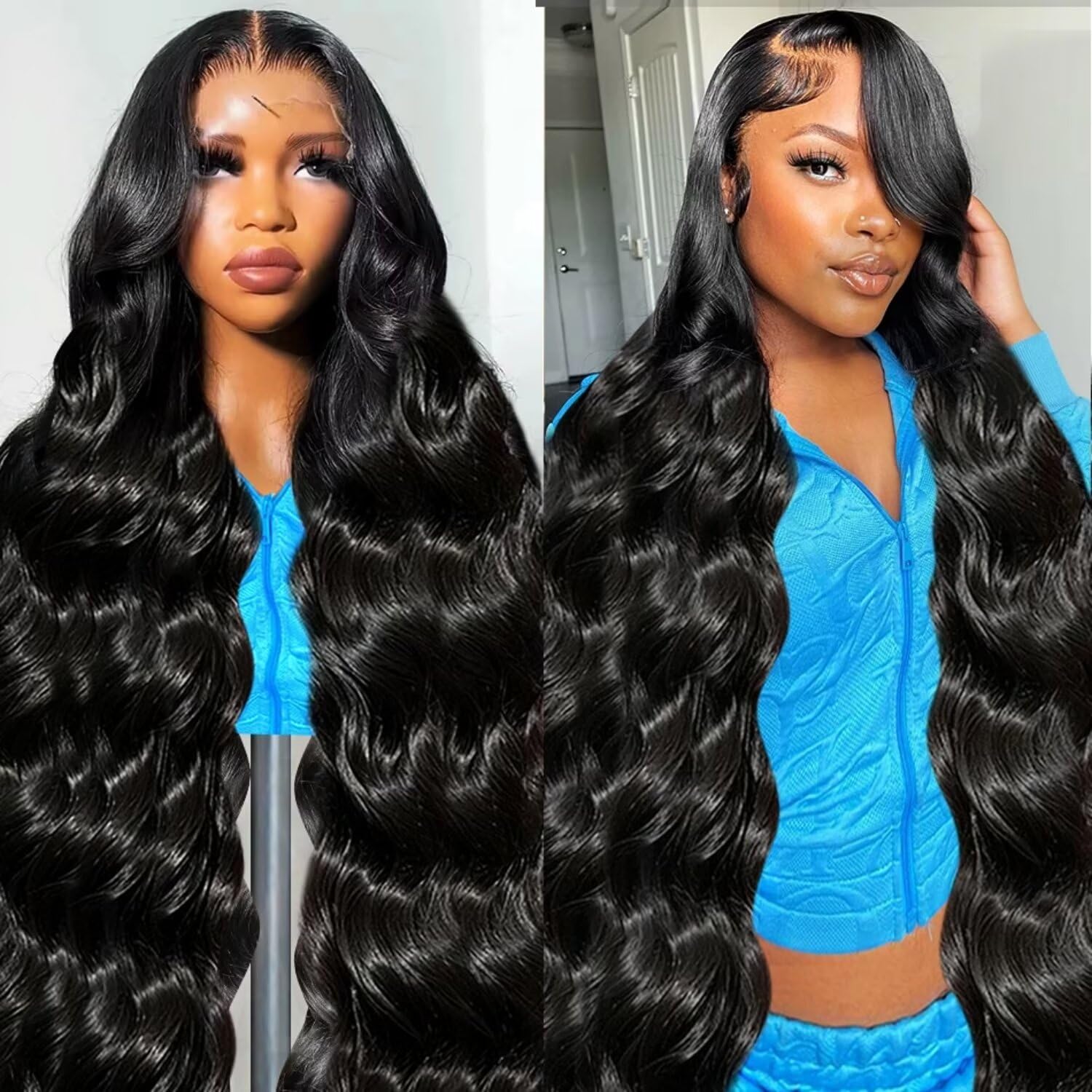 oisiyu 30 Inch Body Wave Lace Front Wigs Human Hair 13x6 HD Lace Front Wigs Human Hair Pre Plucked Body Wave Wig Human Hair Glue