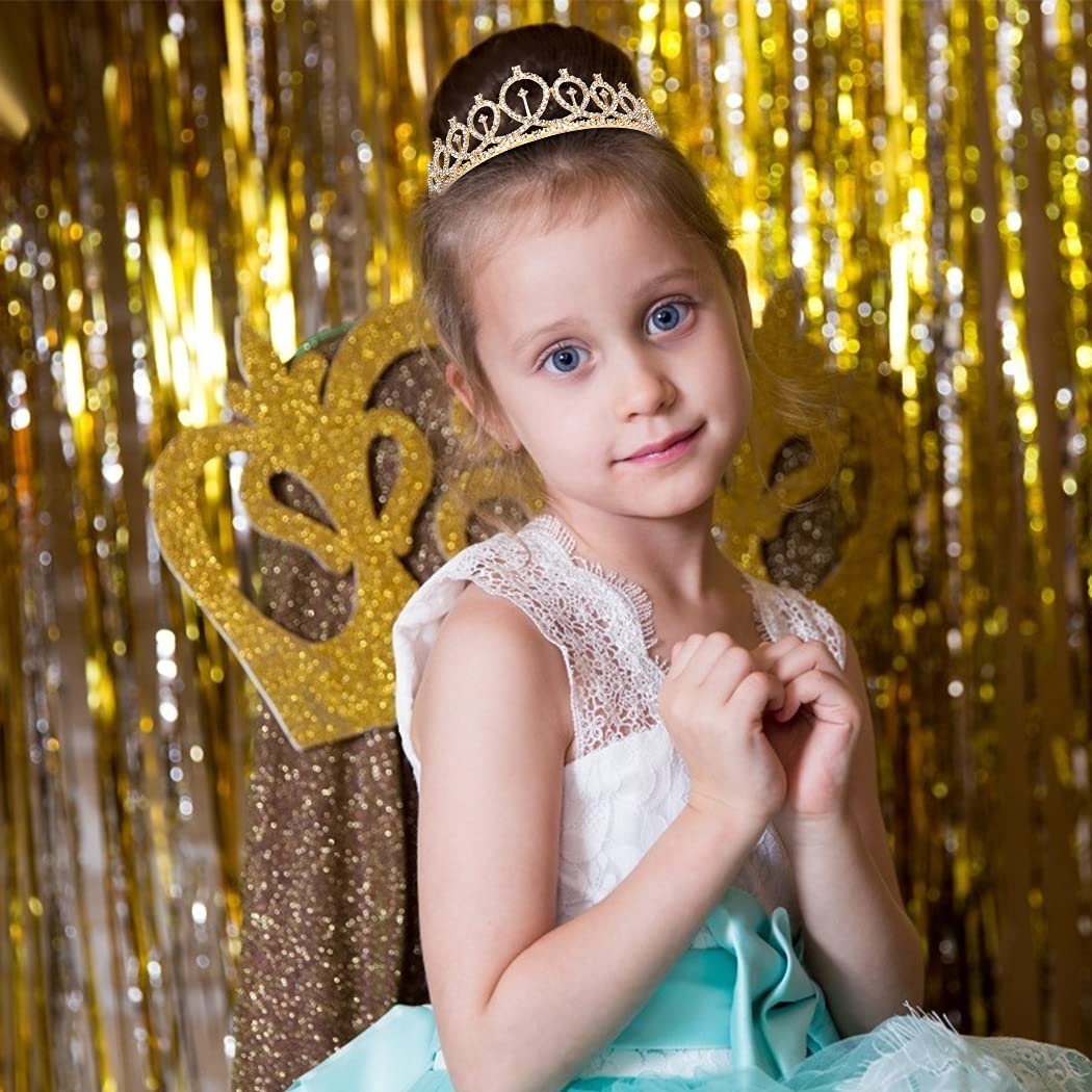 'Birthday Queen'' Sash & Crystal Tiara Kit Cocide Birthday Gold Tiara And Crowns For Women Sash For Girls Pink Birthday Decorat