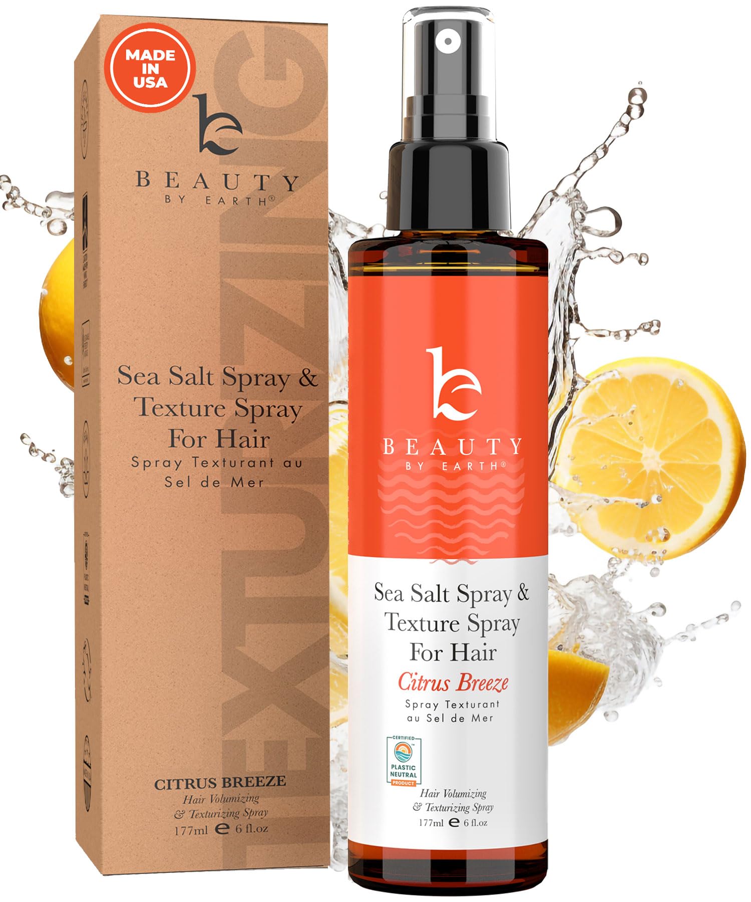 Sea Salt Spray for Hair Men & Women - Beach Waves Spray Hair Texturizer, Hair Spray for Fine Hair Texturizing Spray for Hair Tex