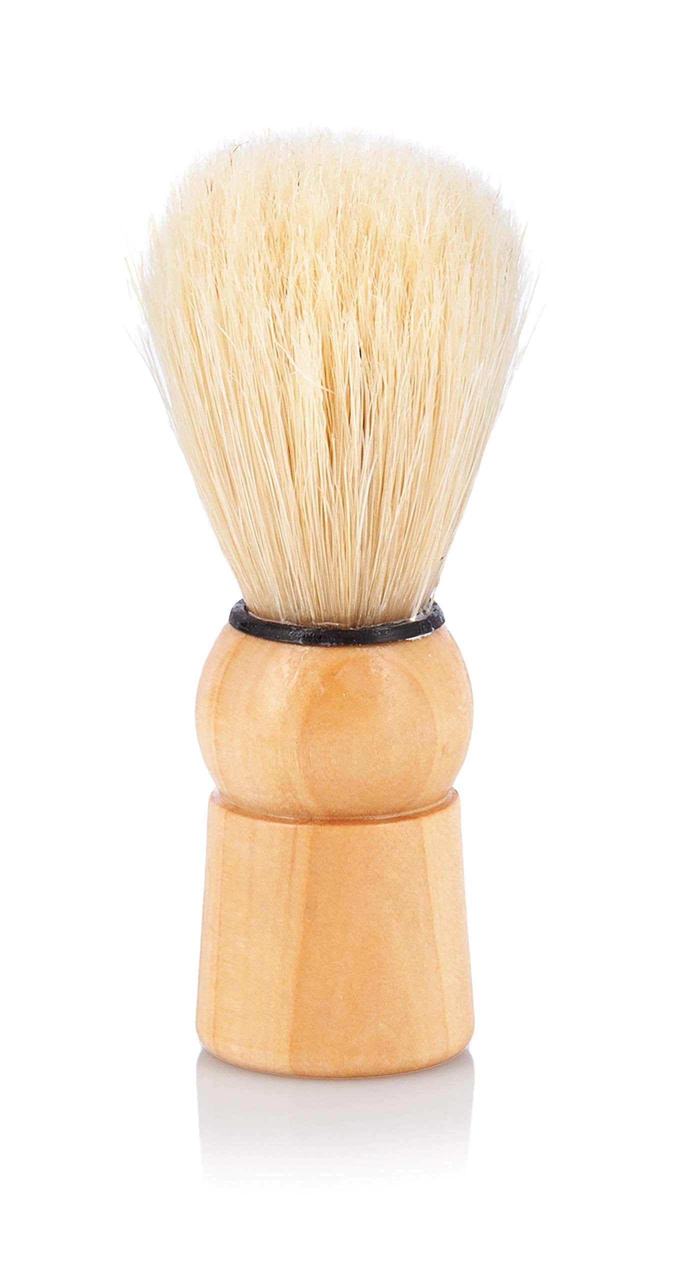 JUVITUS Shaving Brush  Boar Bristles & Wooden Handle (1 Pack)