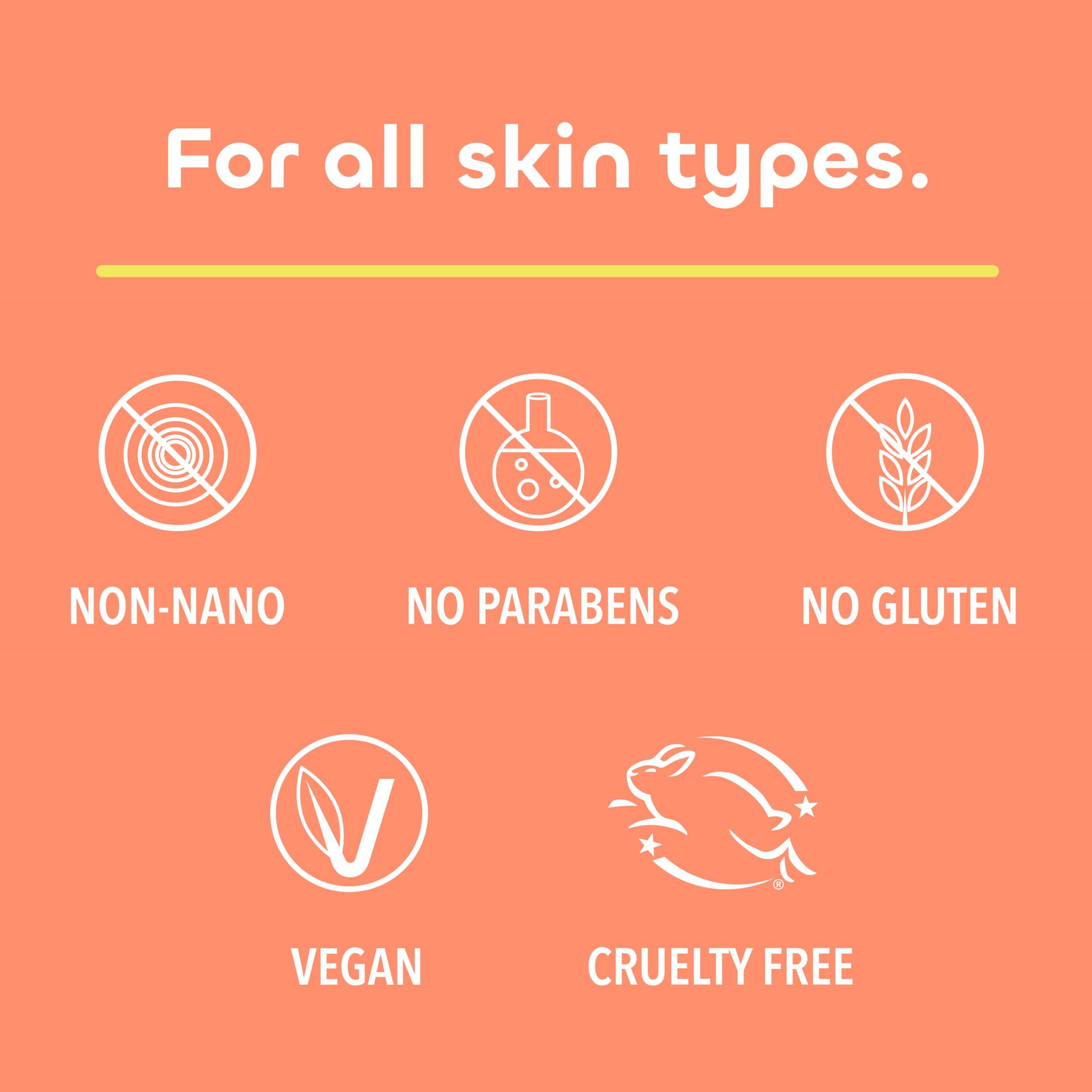 Seaweed Bath Co. Hydrate & Protect Dewy Skin Face Lotion SPF 30 Broad Spectrum Zinc Oxide Facial Sunscreen, 2 Ounce, Sustainably