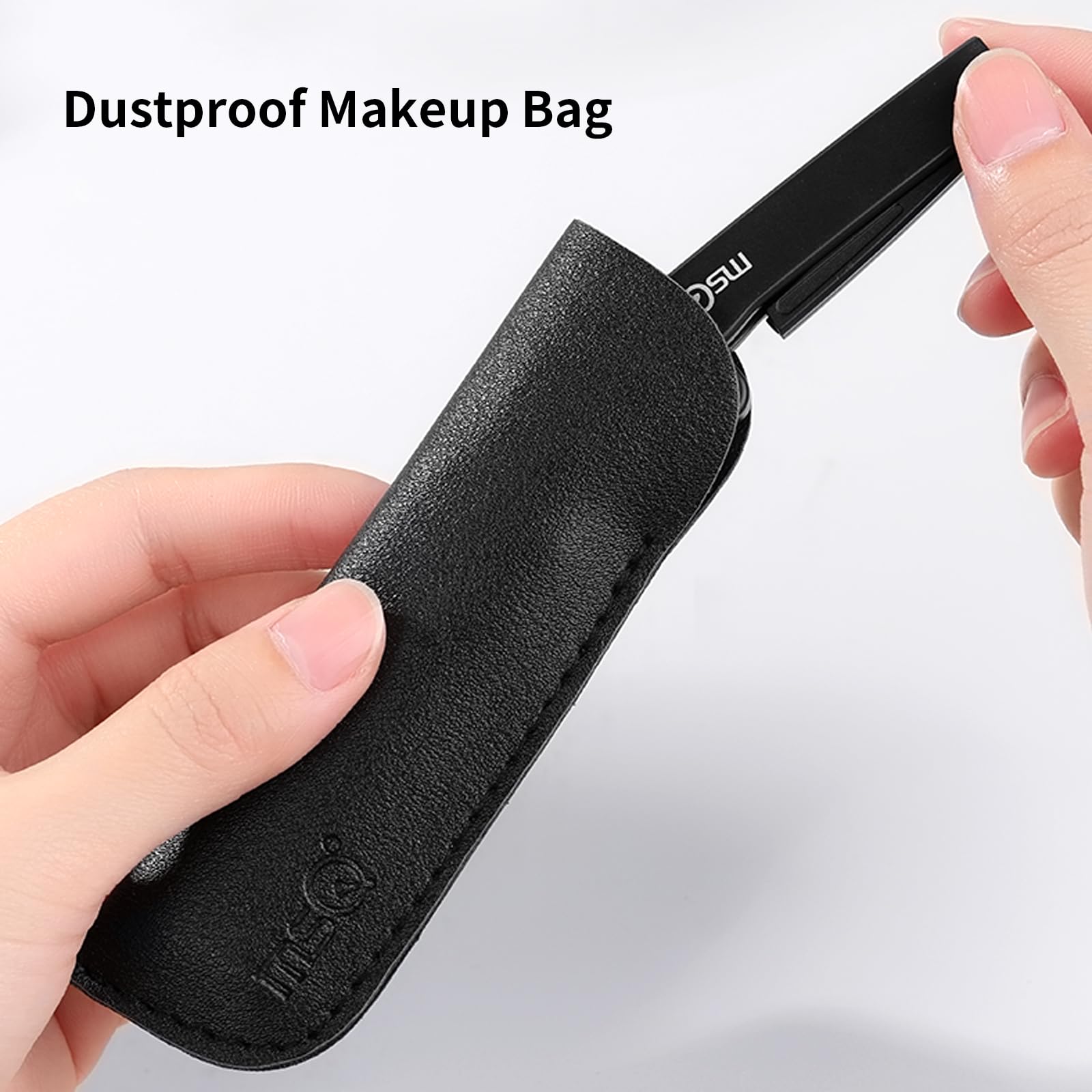 Eyelash Comb MSQ Eyelash Separator Folding Eyelash Comb Brow Brush Mascara Applicator Eyelash & Brow Definer Eyebrow & Lash Brus