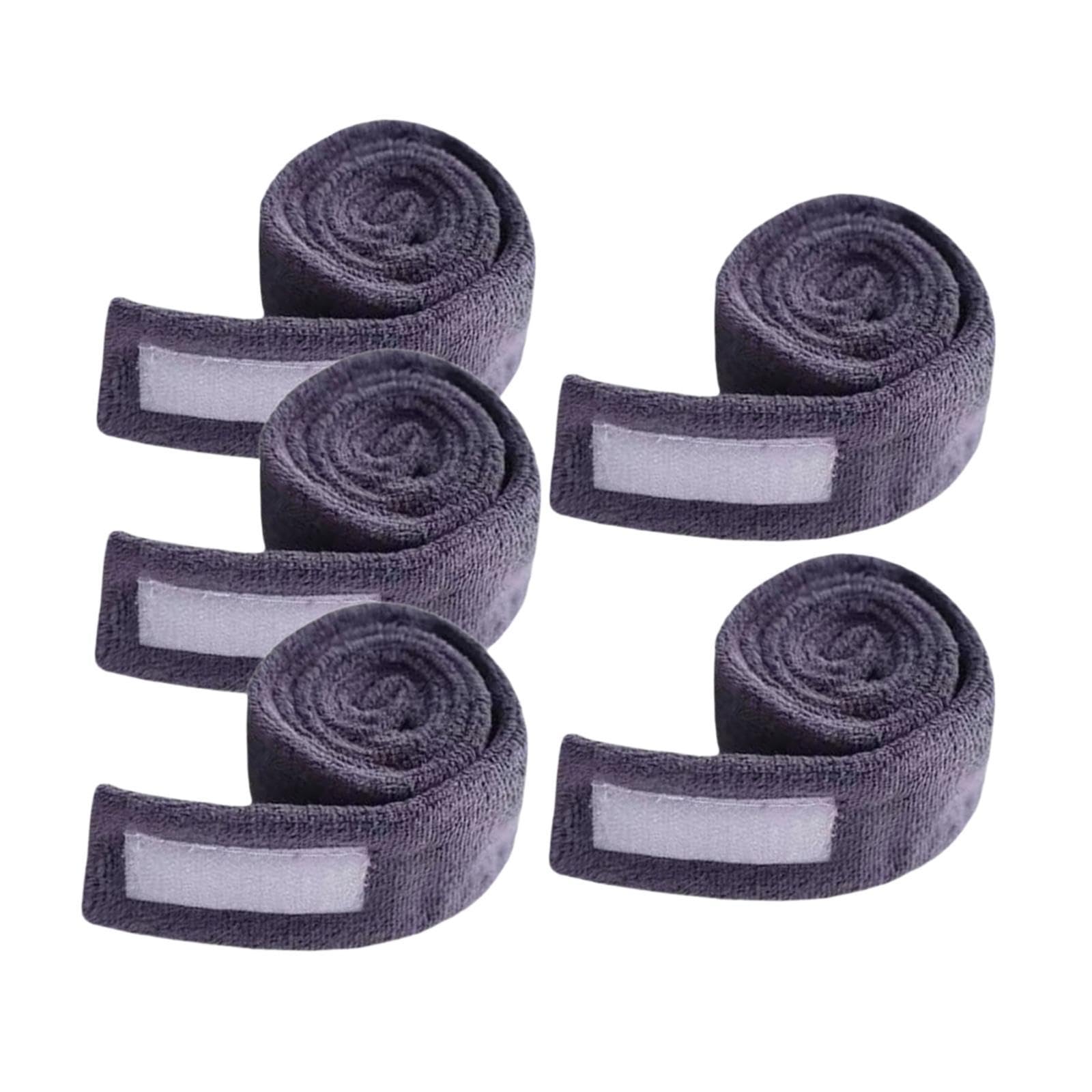 Enakshi 5Pcs Washing Face Headband Soft Makeup Headband For Yoga Washing Face Shower Gray|Health & Beauty | Hair Care & Styling 