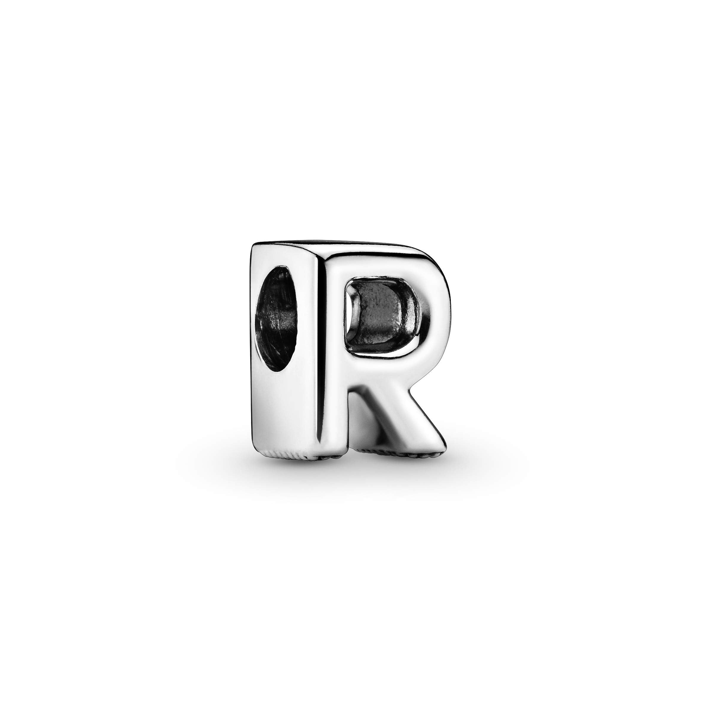 Pandora Letter R Alphabet Charm - Compatible Moments Bracelets - Jewelry for Women - Gift for Women in Your Life - Made with Ste