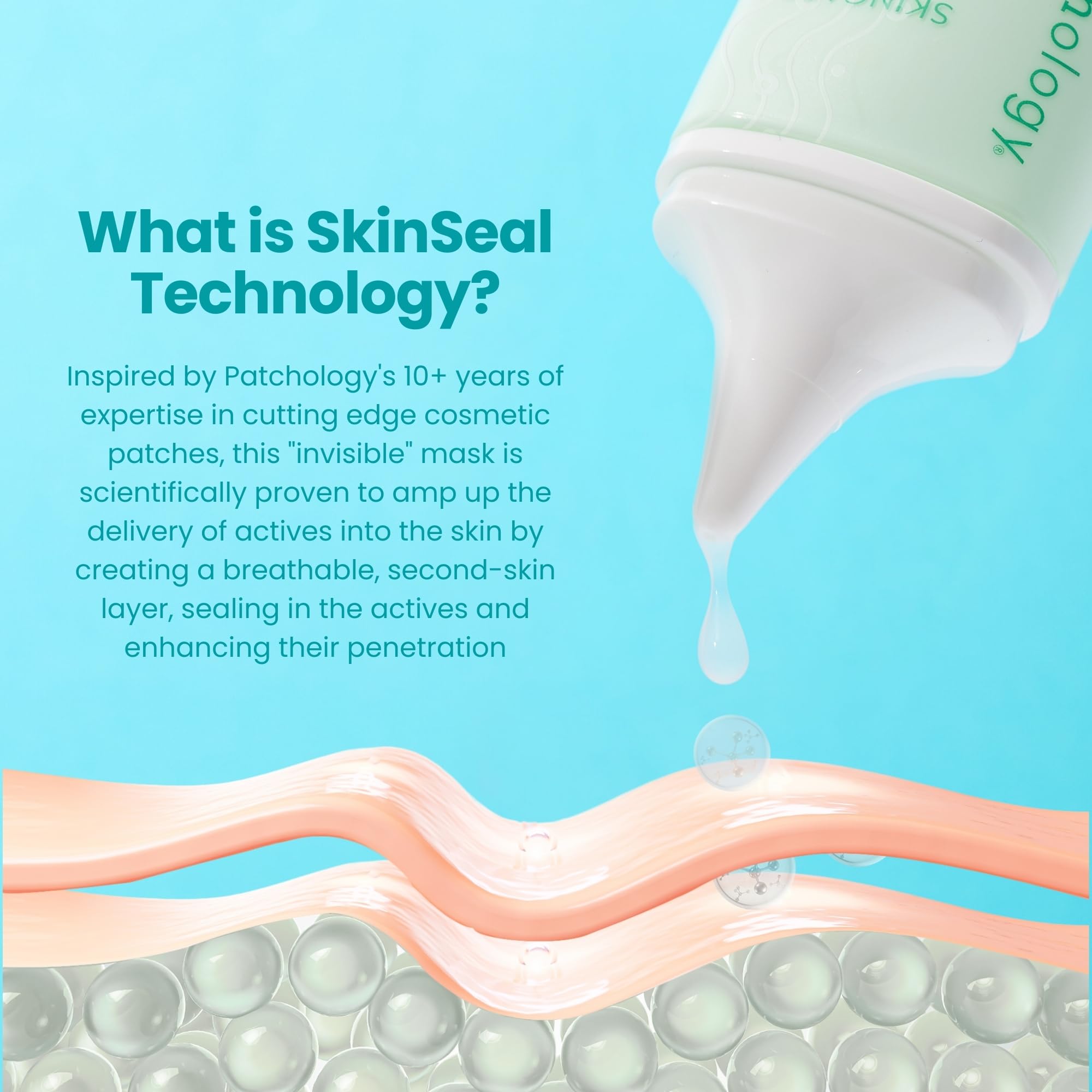 Patchology Skincare Booster - Invisible Hydrating Face Serum for Smooth Skin, Pore Reducing Mask with Glycerin, Snow Mushroom, &