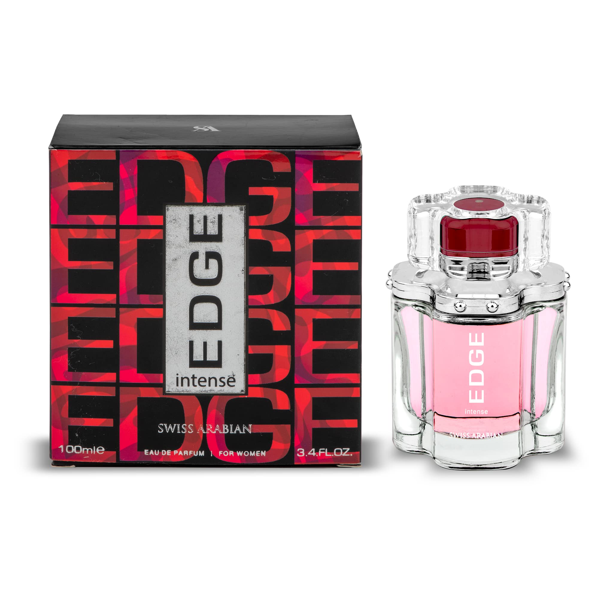 Swiss Arabian Edge Intense - Luxury Products From Dubai - Long Lasting And Addictive Personal Edp Spray Fragrance - A Seductive,