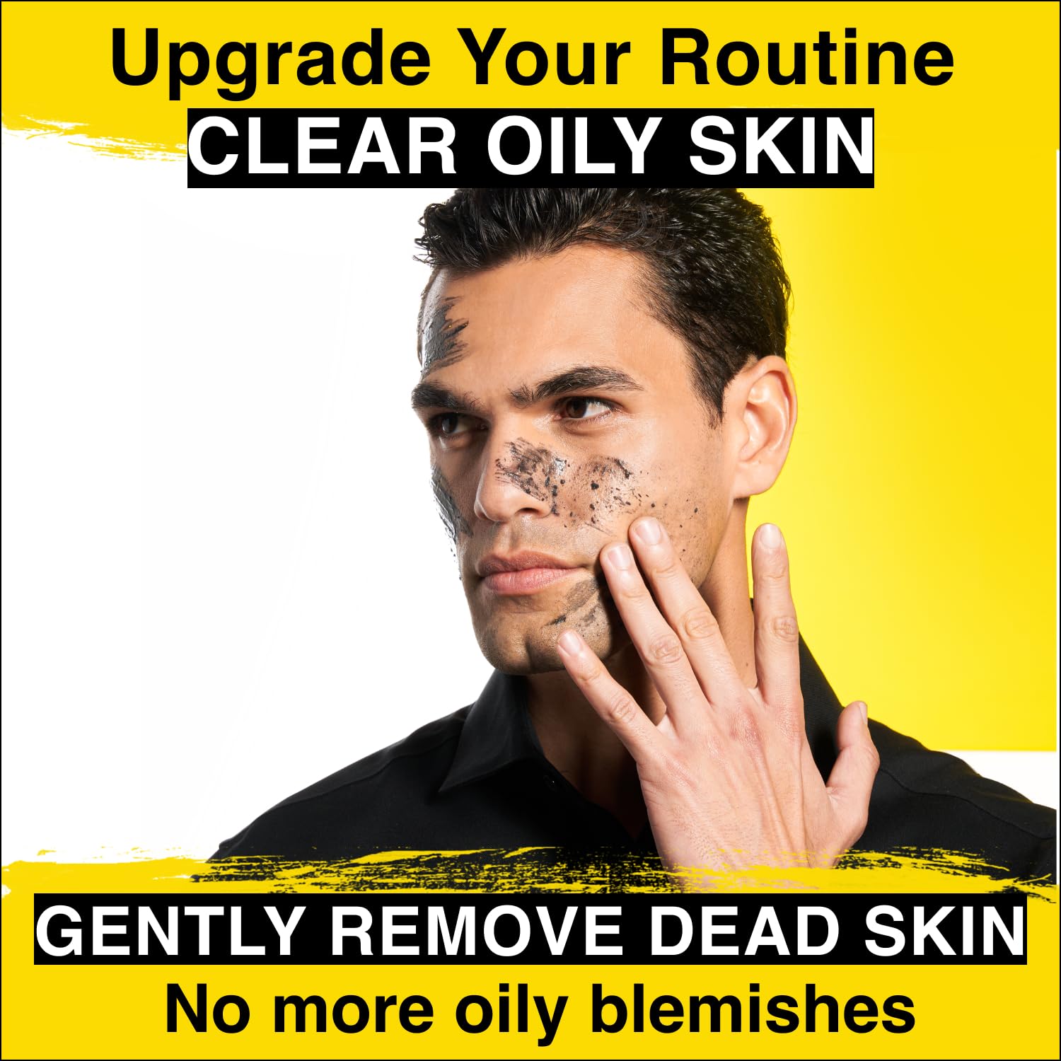 Lumin - Smooth Operator Detox Trio - Men's skincare kit, Includes: Charcoal Face Wash Daily Detox, Charcoal Scrub Deep Detox & D
