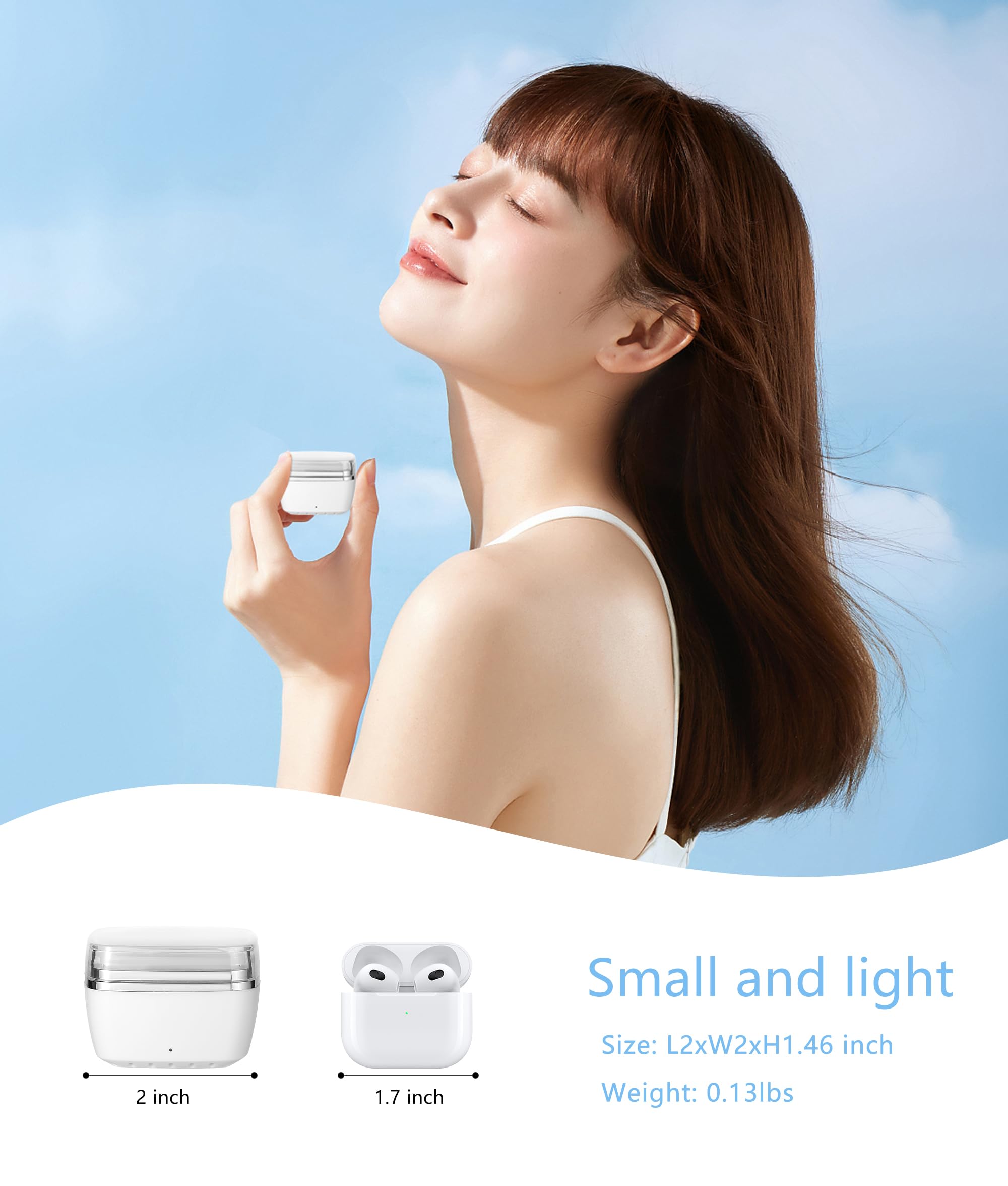 Nose Wax Kit - Portable Wax Warmer for Hair Removal with 100g Bens, 10 Applicators, 30 Nose Hair Sticks 1 Silicone Pots, Melt Wa