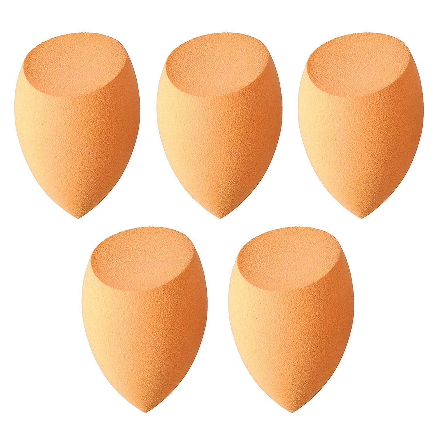 Fennec Mart 5 Pcs Makeup Sponges Set Blender Beauty Cosmetics Tool Facial Powder Puff Foundation Sponge Professional Make Up App