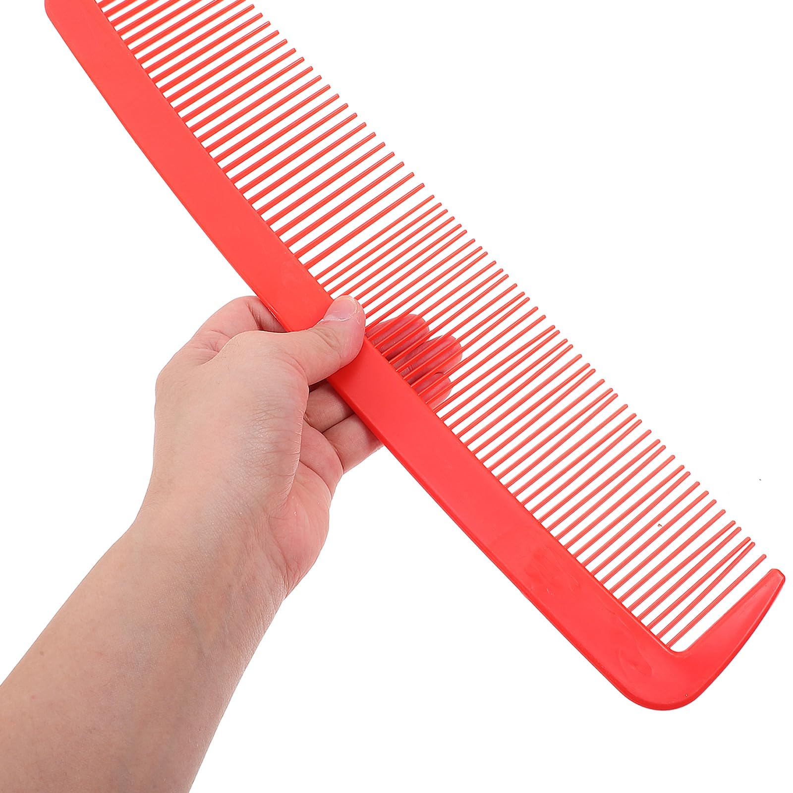 DEARMAMY Big Comb Prop:Jumbo Clown Comb 38cm 15 Inch Red Funny Hair Brush Women Plastic Comb Comedy Costume Comb for Football Ch
