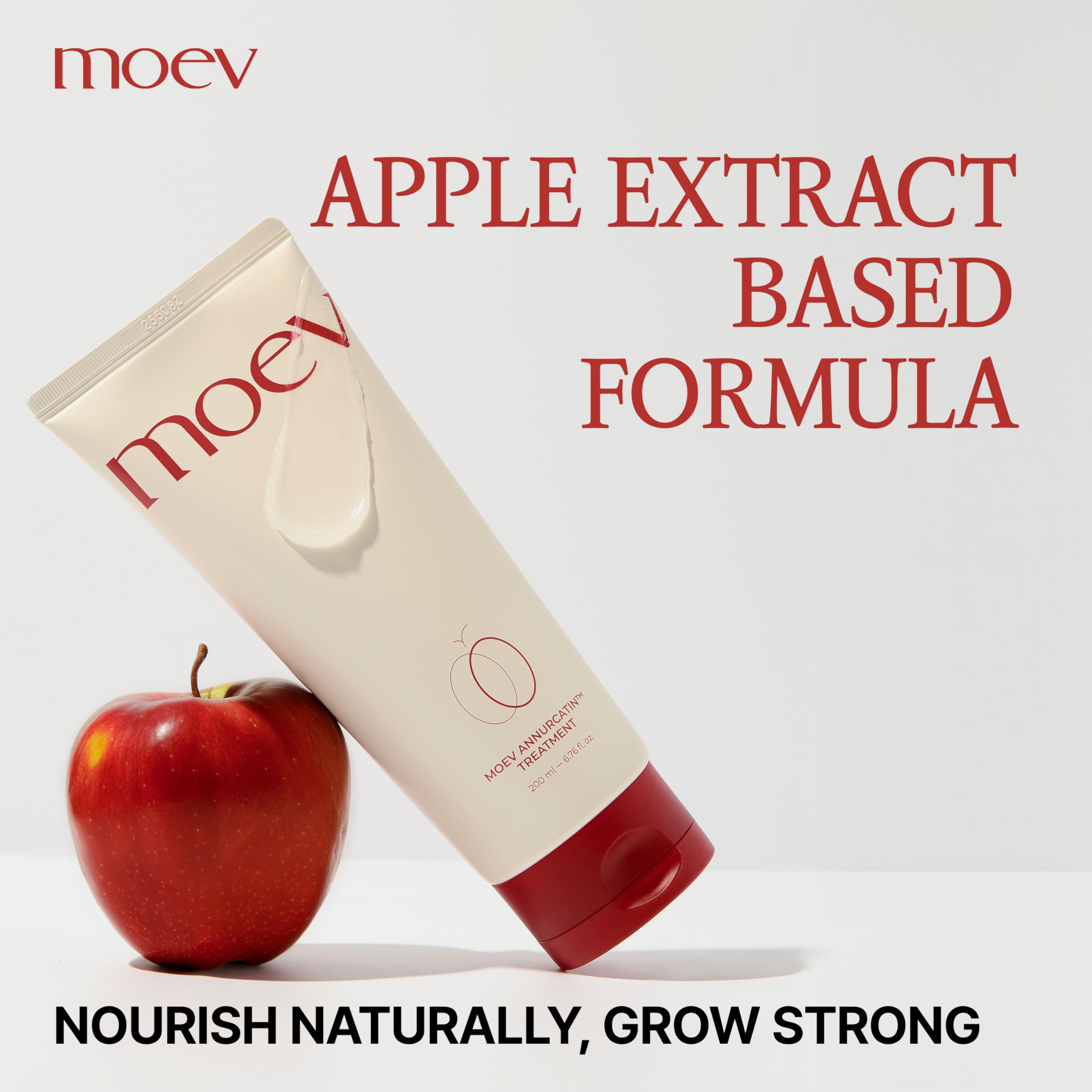 Moev Annurcatin Hair Treatment Mask, Korean Mint Wash-Off Hair Care Mask Apple Deep Damage Conditioner Sulfate-Free With Amino A