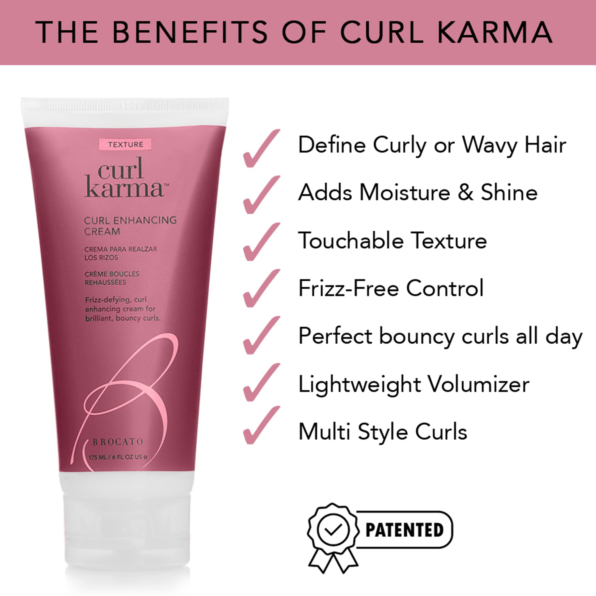 Brocato Curlkarma Curl Enhancing Cream 6 Oz