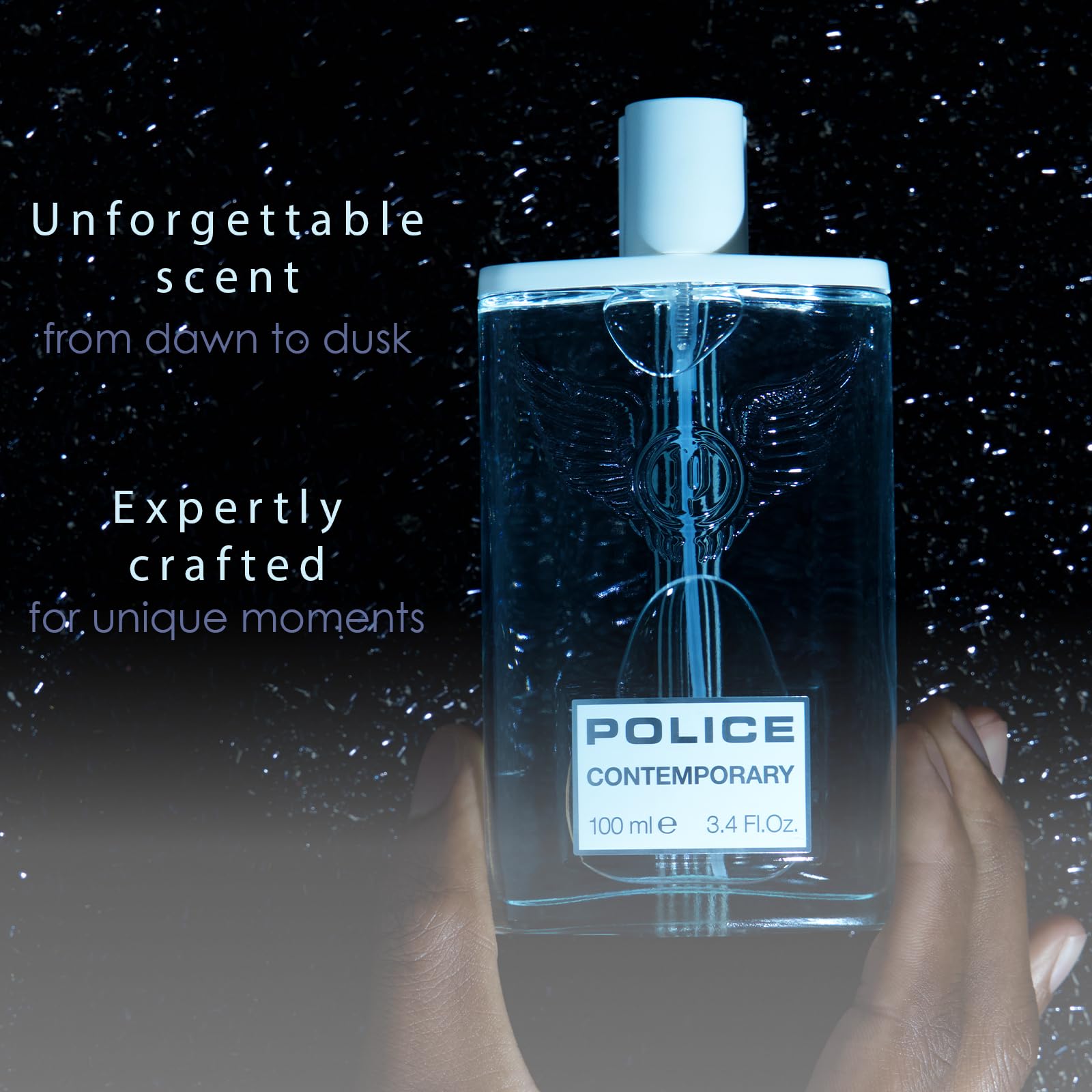 Police Contemporary Eau De Toilette Spray For Men 34Oz (100Ml)