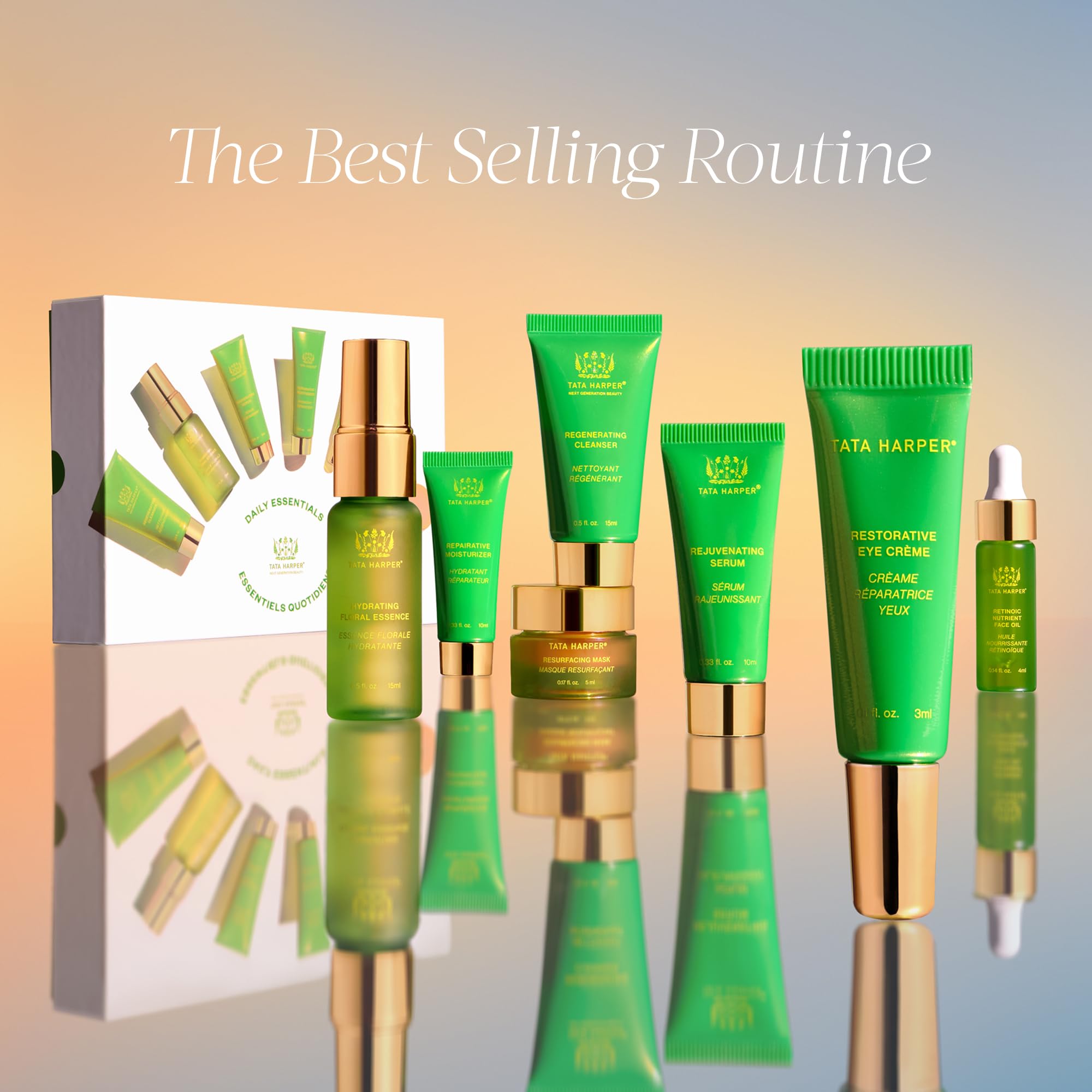 Tata Harper Daily Essentials Set | 7-step Routine for Trial & Travel