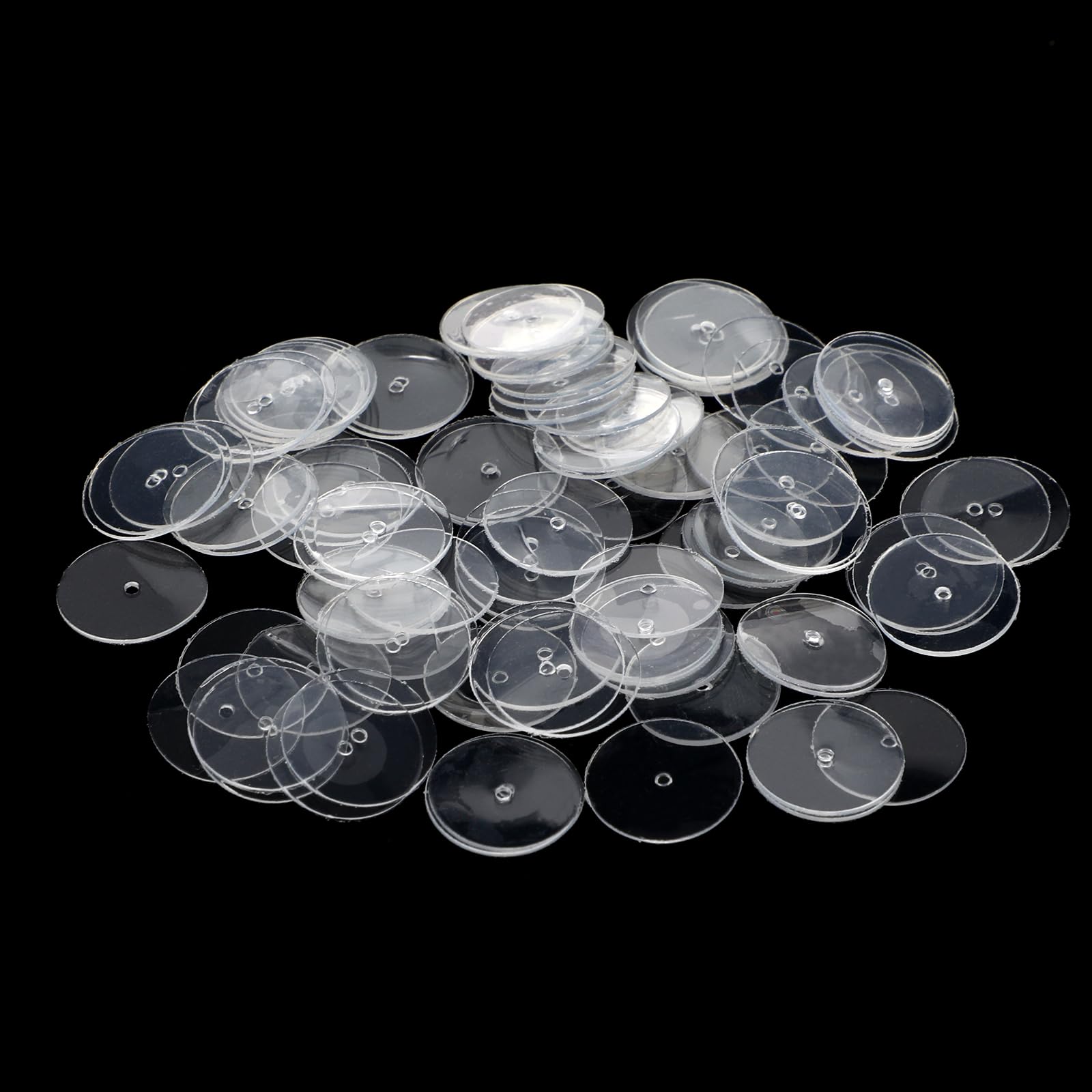 100 Pcs Clear Disc Pads For Stabilizing Earrings  Earlobe Support Patches For Heavy Earrings And Droopy Ears