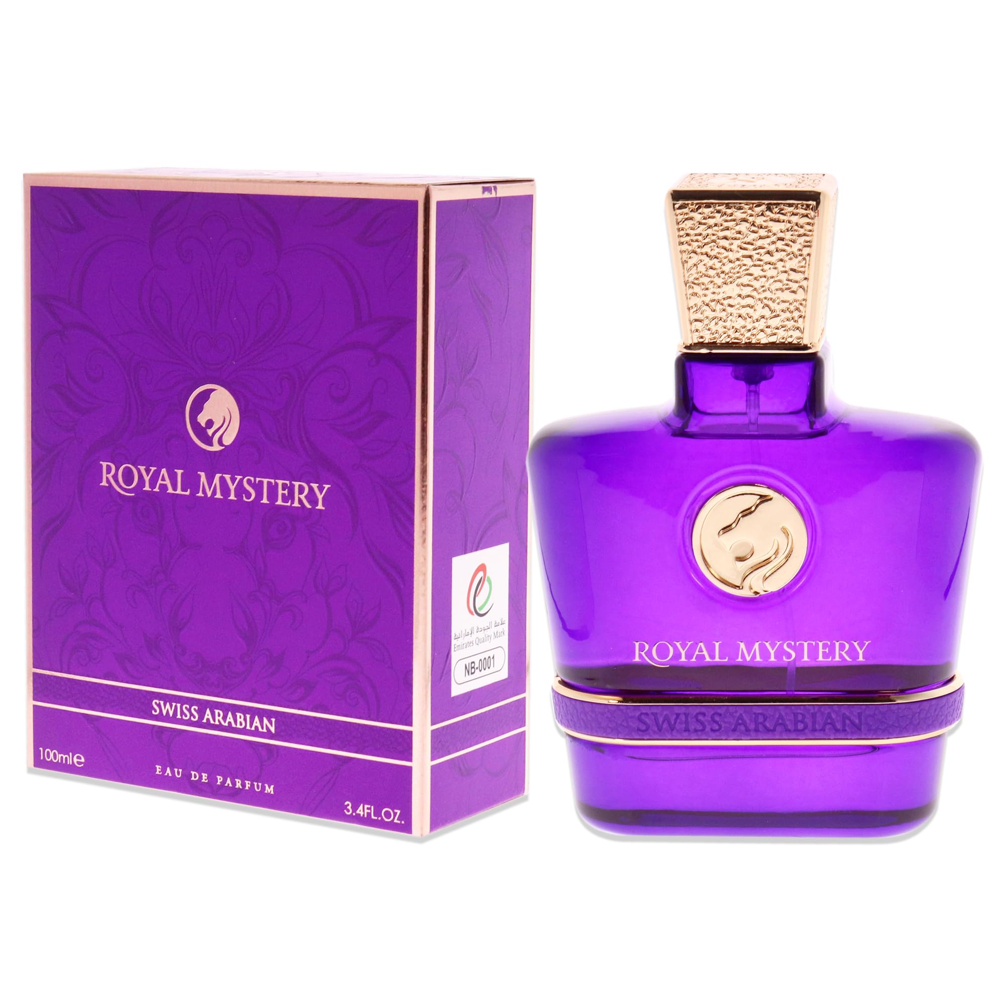 Swiss Arabian Royal Mystery - Luxury Products From Dubai - Long Lasting And Addictive Personal Edp Spray Fragrance - A Seductive