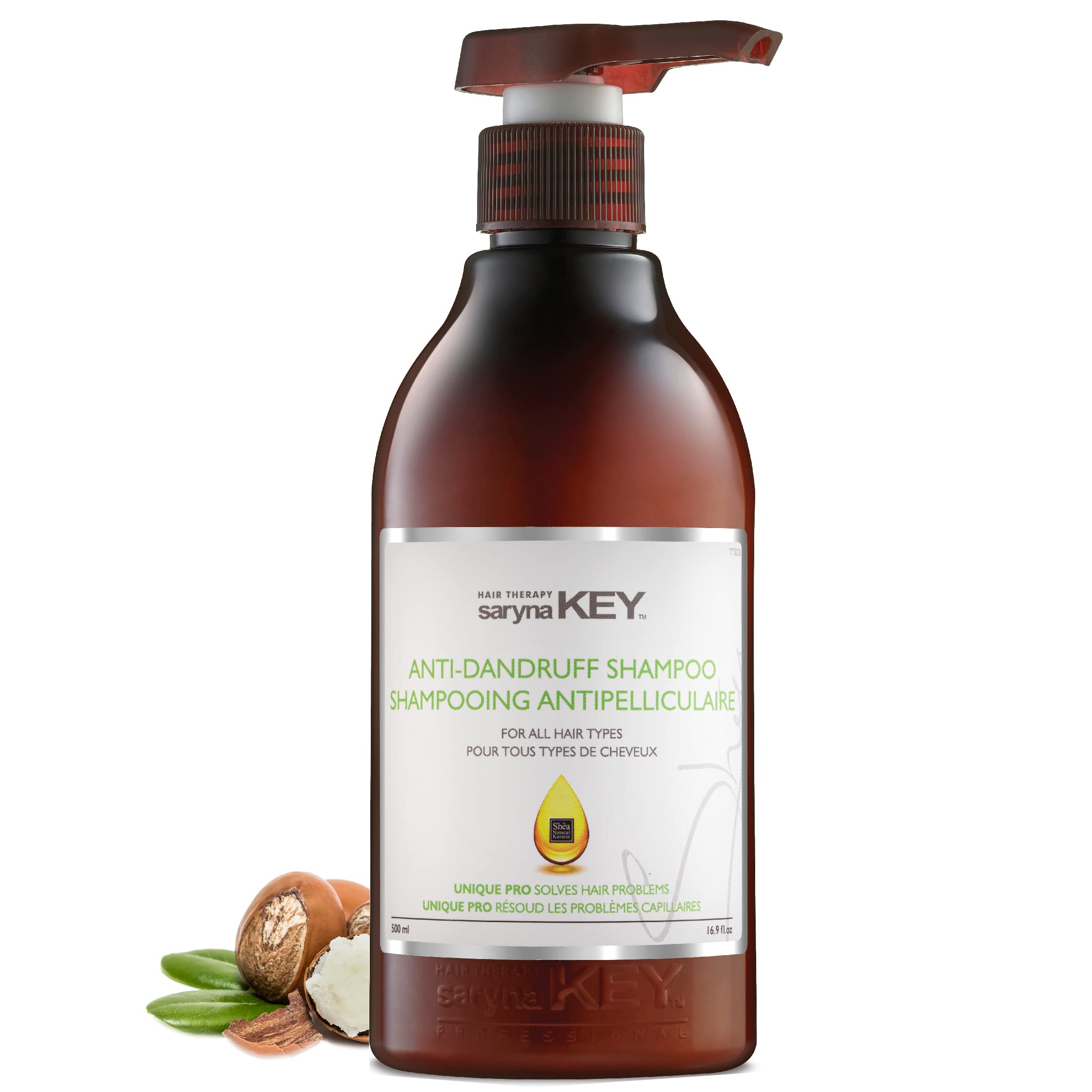 Saryna Key Anti Dandruff Shampoo, Shea Butter, 16.9 Fl Oz