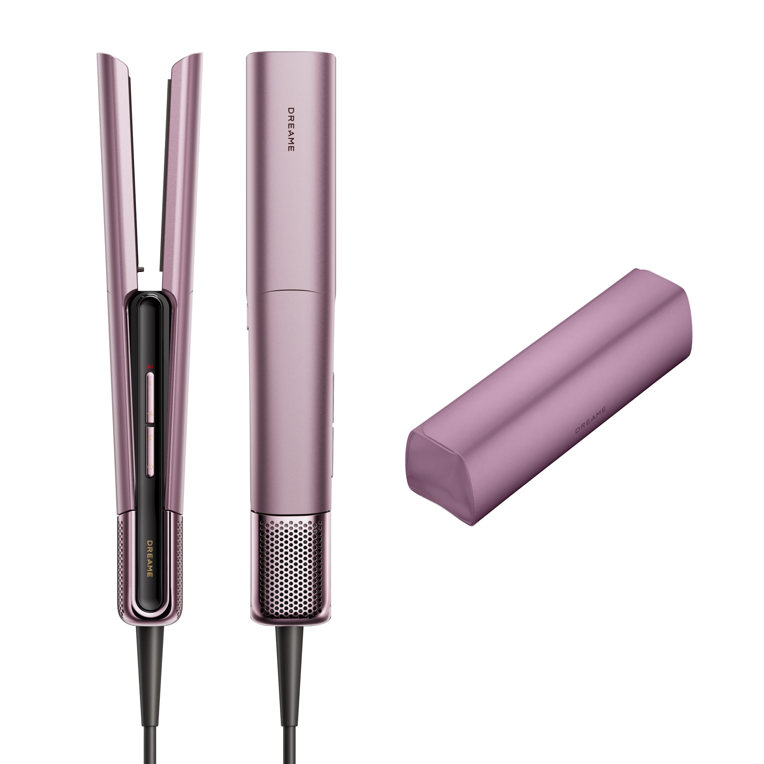 DREAME Aero Straight Pro 2in1 Air Straightener, Dual Airflow Channel, AI Styling, WettoDry Straightening, 57C Root Care Mode