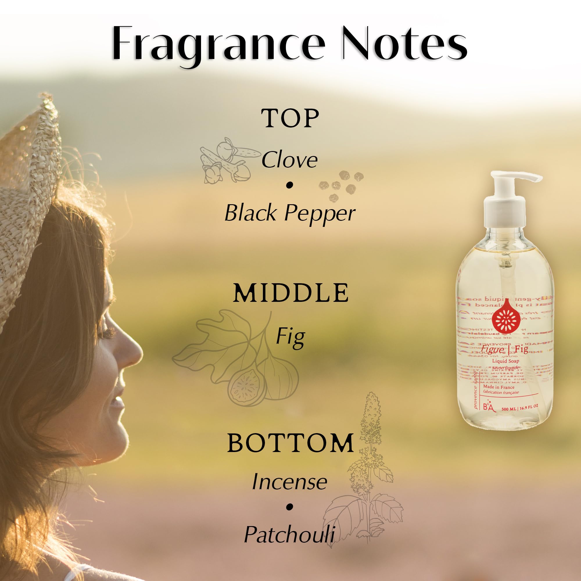 Luxury Hand Soap By Provence Sant   16.9 Oz - Liquid Hand Soap For Bathroom, French Soap With Moisturizing With Sweet Almond Oil