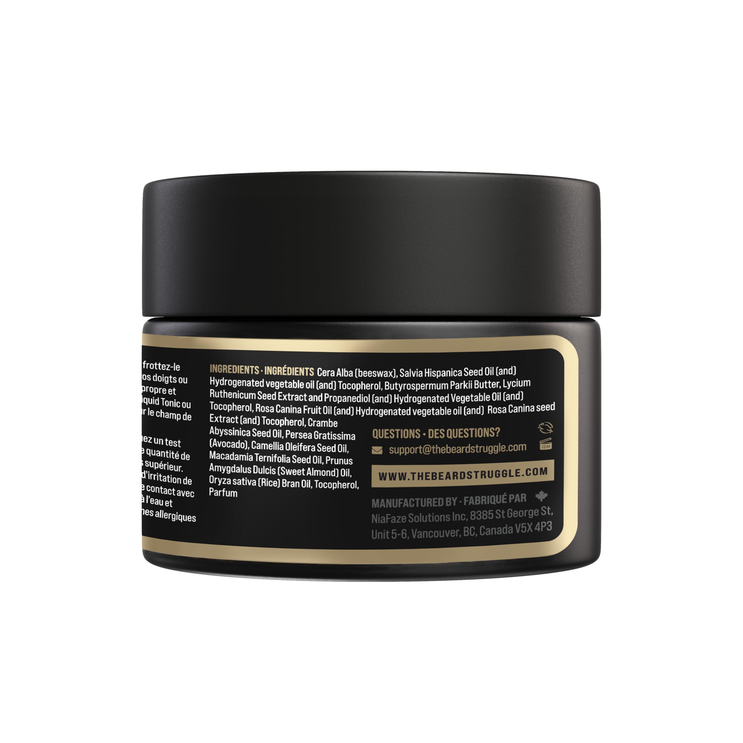 The Beard Struggle Warriors Beard Balm - Gold Collection, Hoenir'S Poem - Non-Greasy Low-Hold Formula, Luxurious Cologne-Grade F