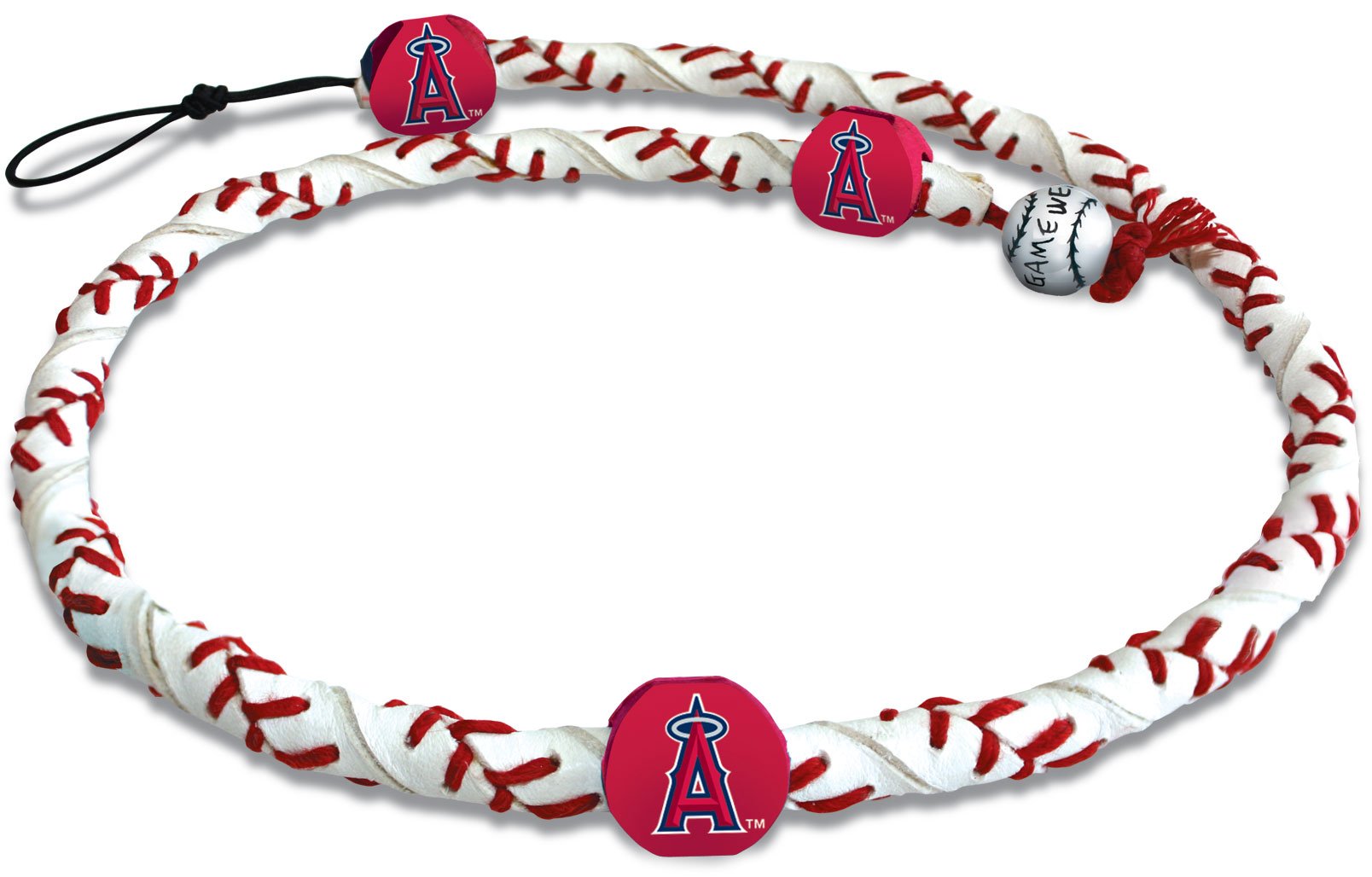 MLB Los Angeles Angels Classic Frozen Rope Baseball Necklace
