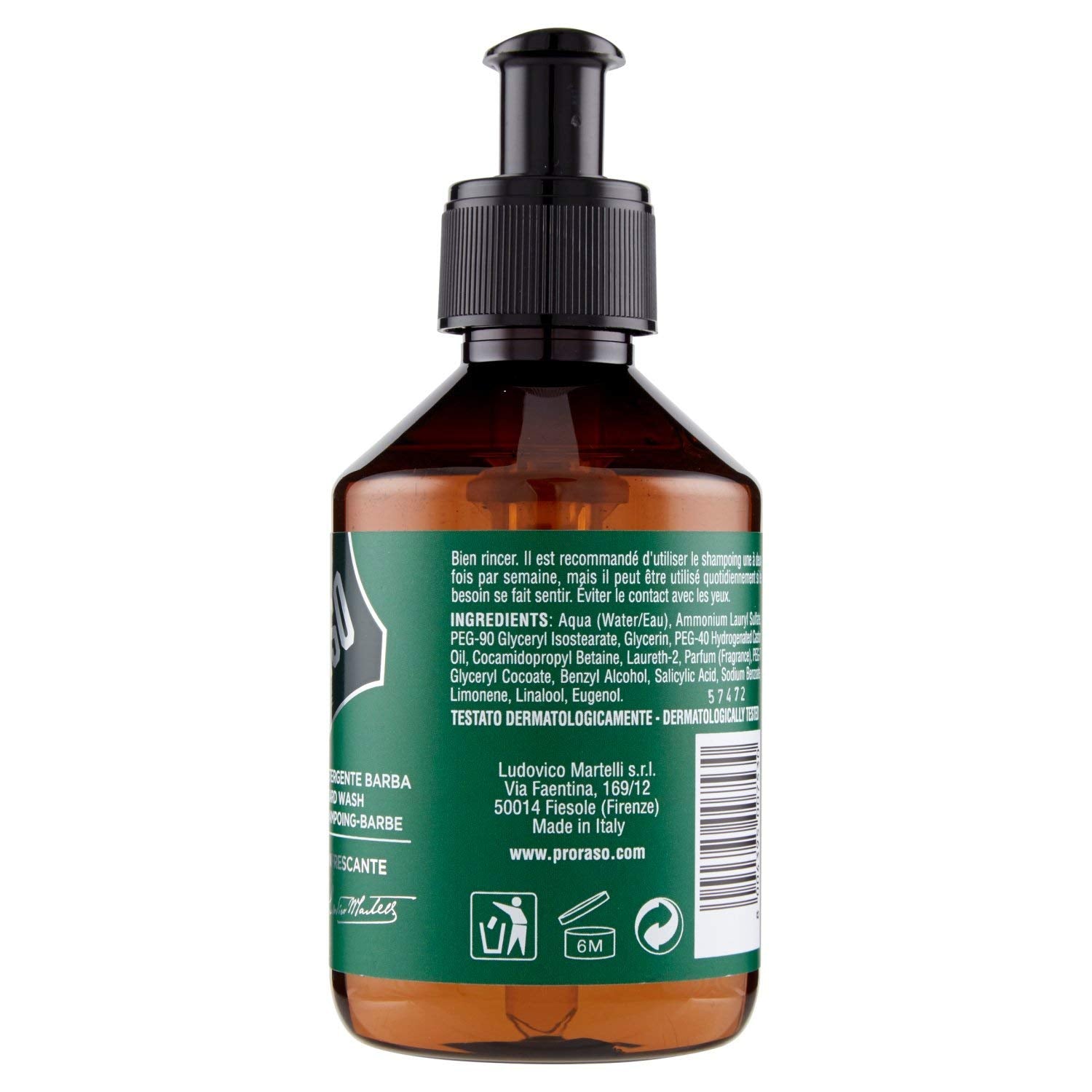 Proraso Beard Wash - Refresh