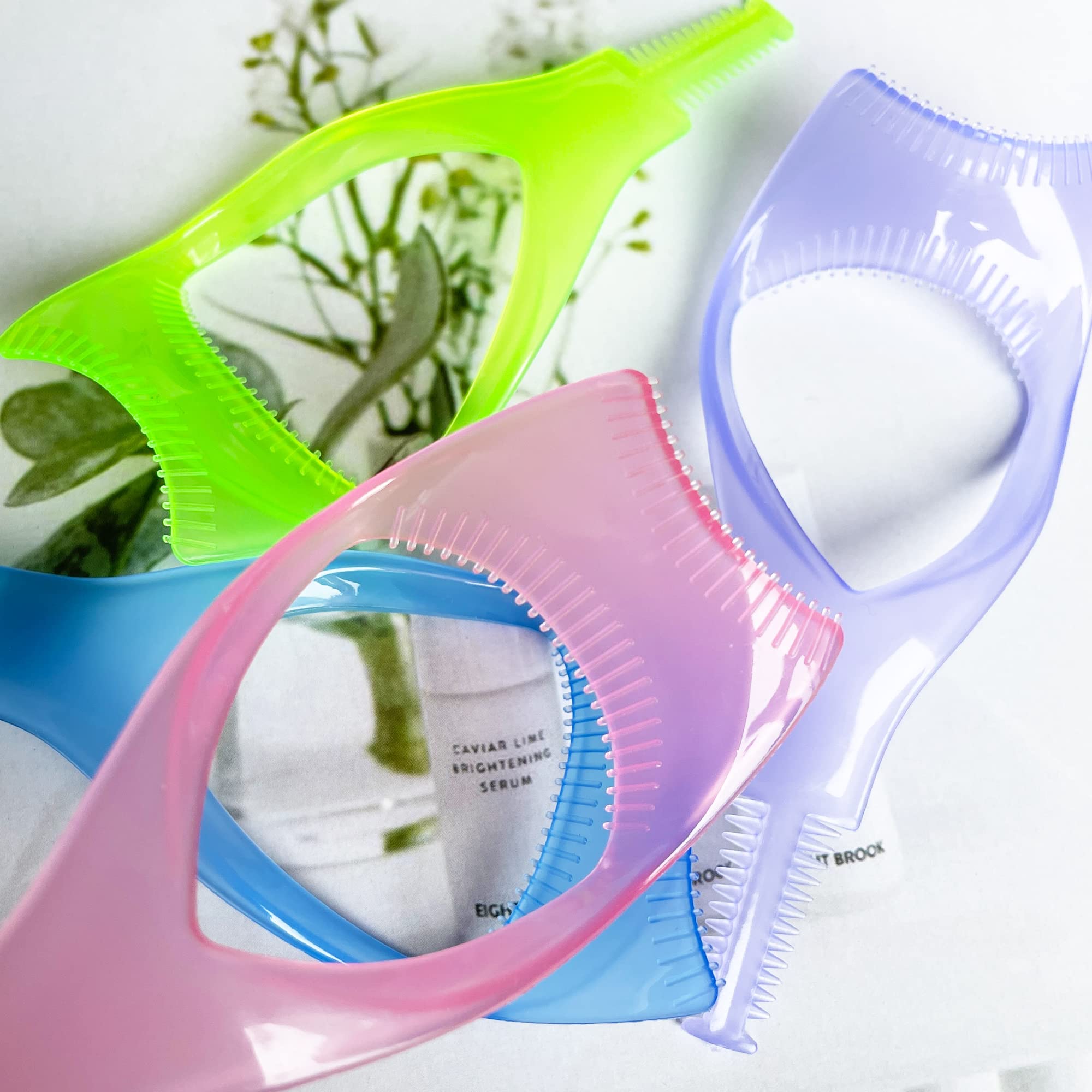 Mascara Shield Guard 8 Pcs Lash Buddy Tool Mascara Guard Eye Lash Applicator, Makeup Cosmetic Lash Guard, Eyelash Tool 3 In 1 Up