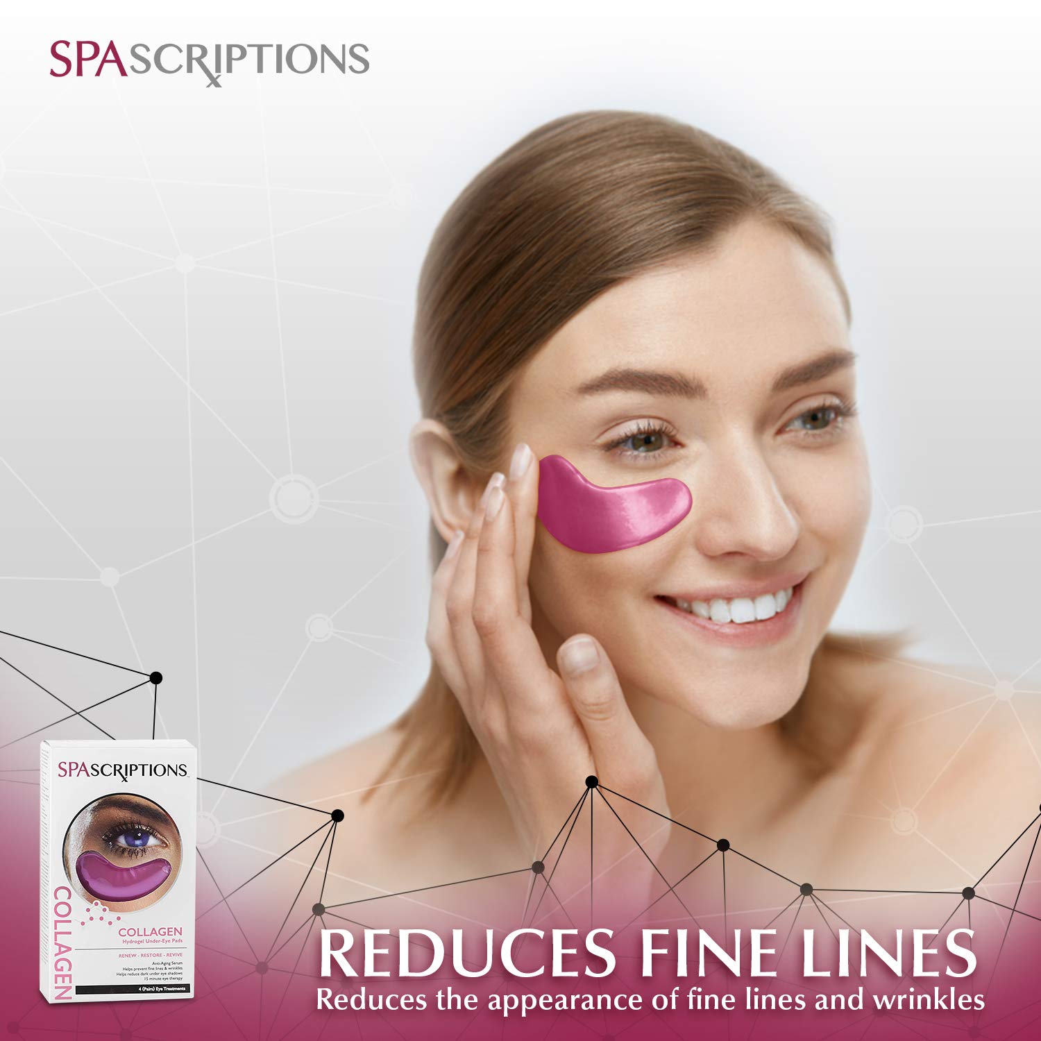Collagen Hydrogel Under-Eye Pads - 4 Pack