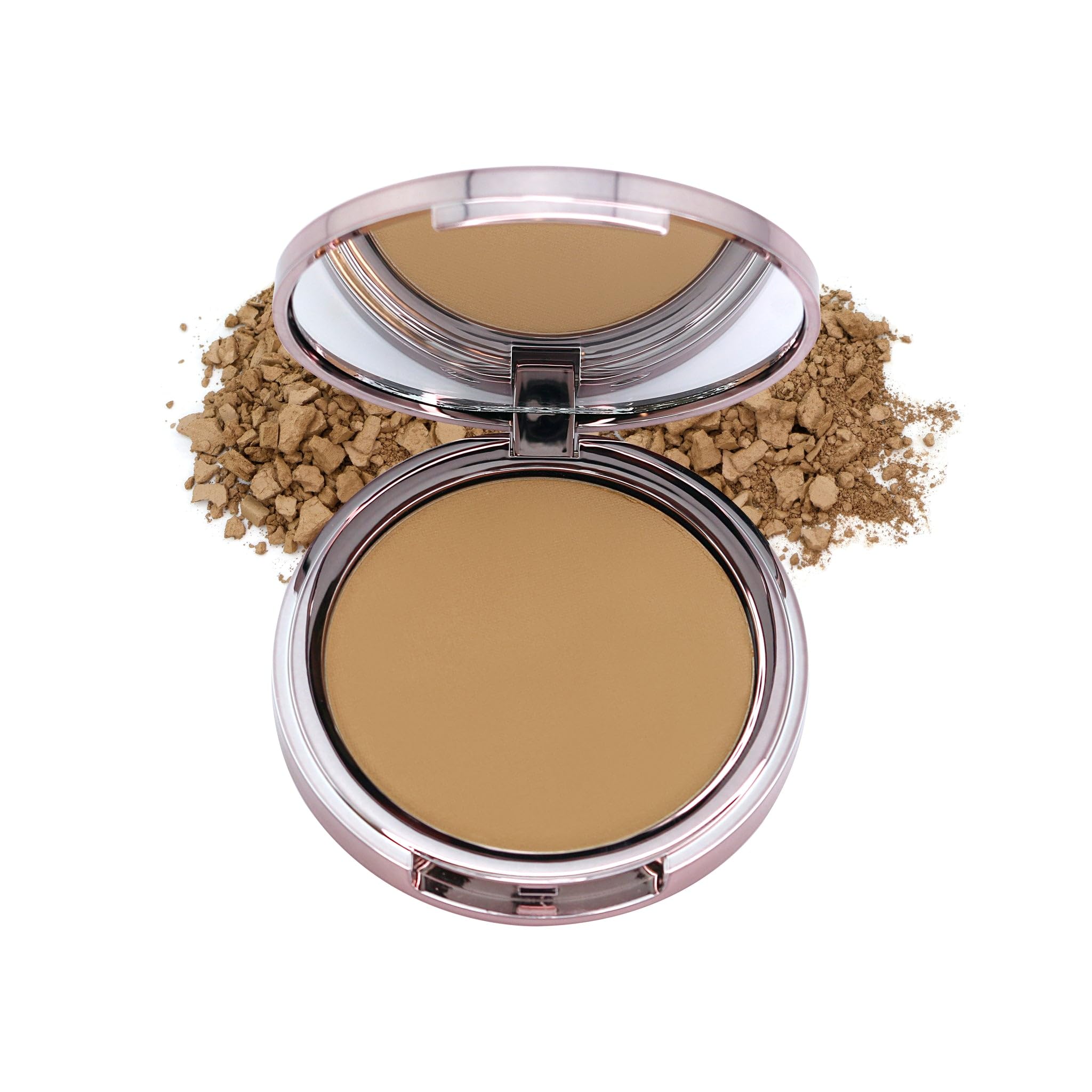 Girlactik Matte Bronzer Powder  Buildable Bronzing & Contouring Powder, Silky Smooth Natural Matte Finish, Blendable, LongWear