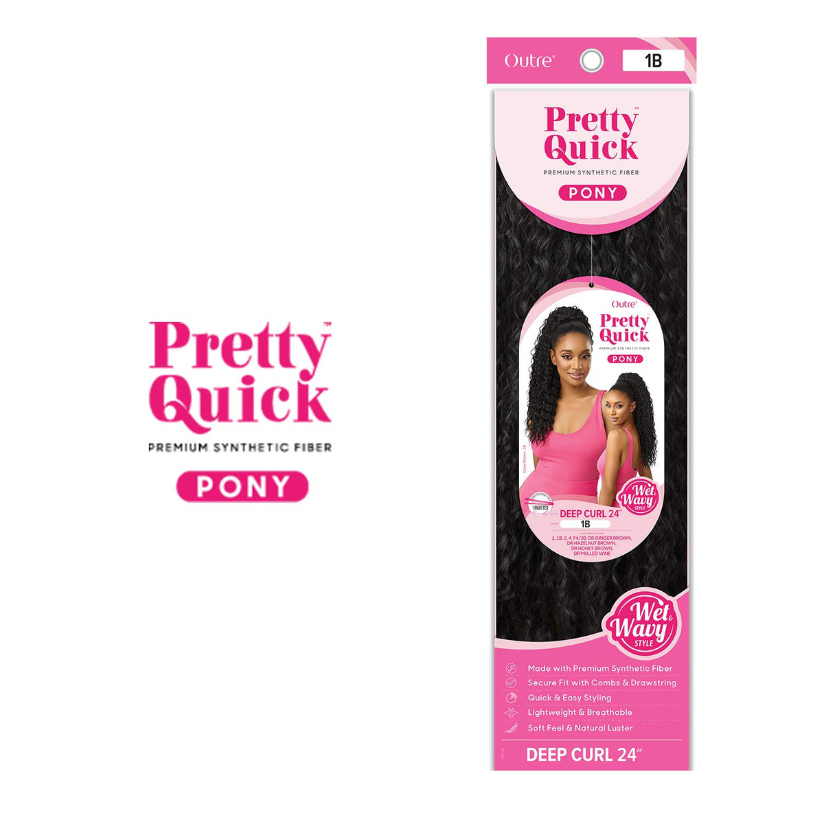 Outre Ponytail Pretty Quick Deep Curl 24'' (F4/30) – Feelforever21