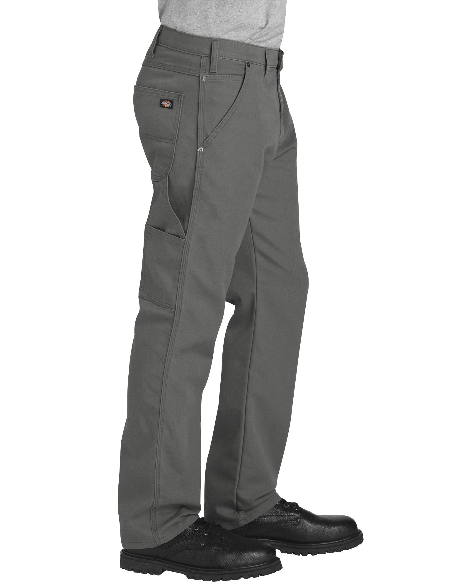 Dickies Mens Tough Max Duck carpenter Pant, Stonewashed Moss, 40 30