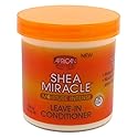 African Pride Shea Miracle Moisture Intense Leave-In Conditioner 15 Ounce (443Ml) (3 Pack)