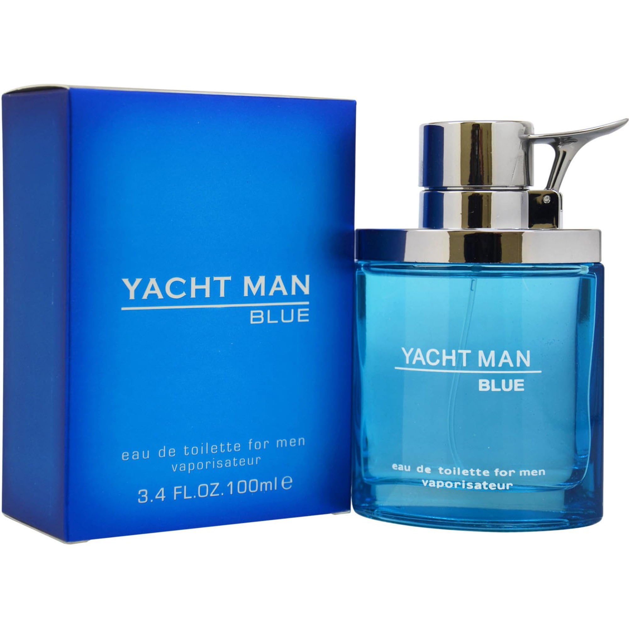 Yacht Man Blue Eau-De-Toilette Spray, 3.4 Ounce