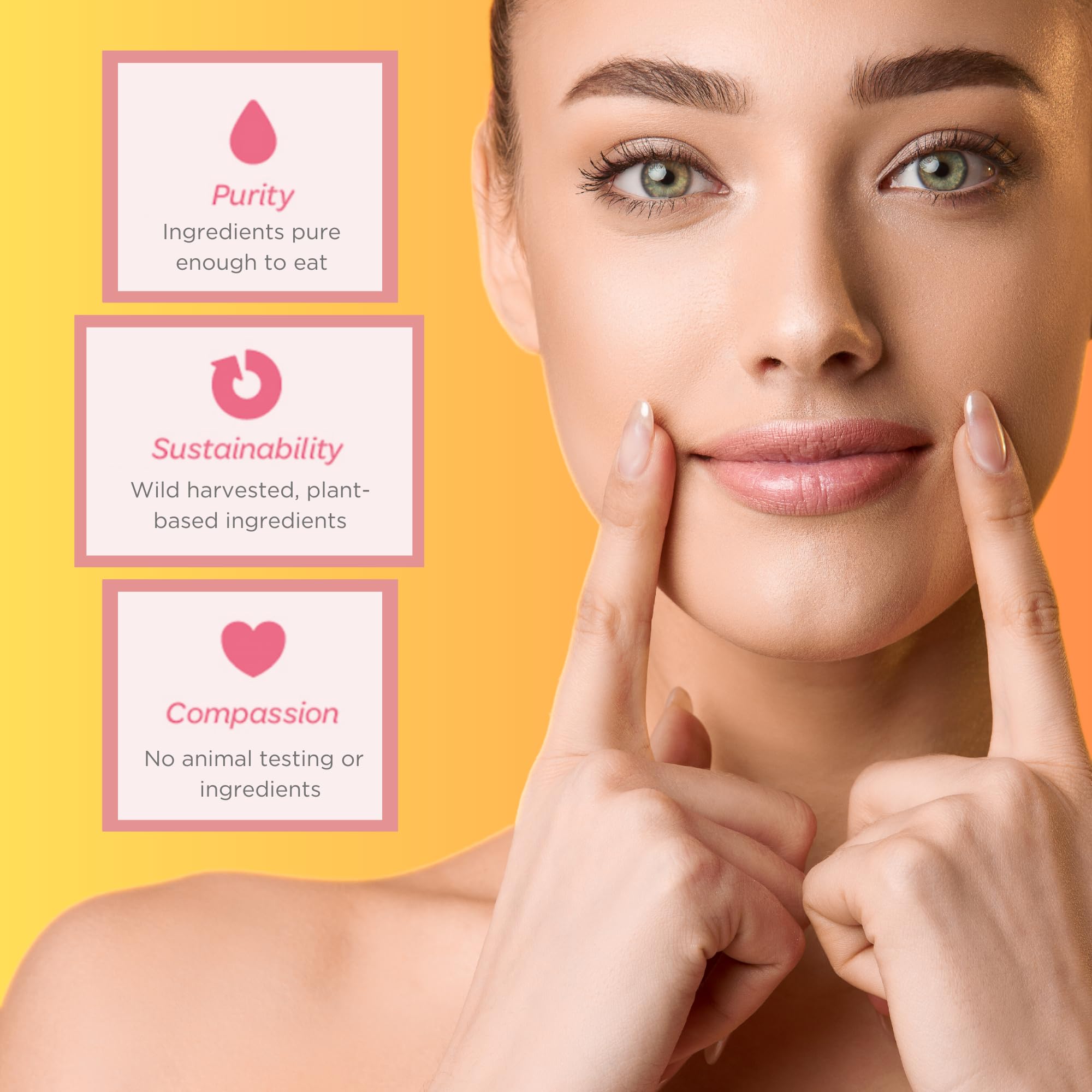 Ellovi Natural Lip Butter Lip Balm - Creamsicle - Pure Enough To Eat - Made With Just 6 Vegan Ingredients - 100% Natural & Organ