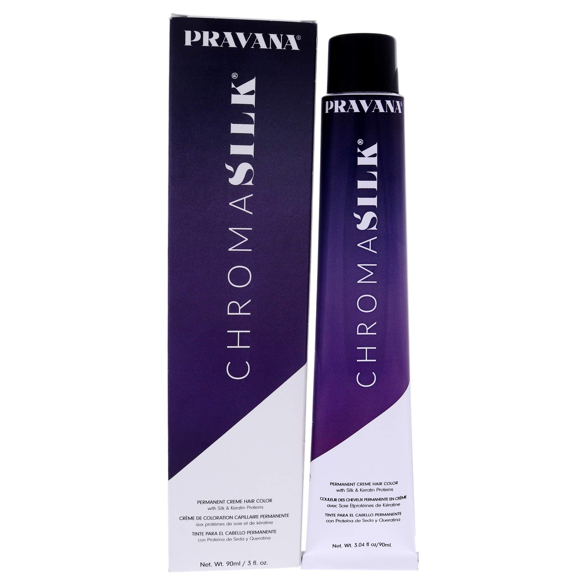Pravana Chromasilk Creme Hair Color - 6.5 Dark Mahogany Blonde Unisex Hair Color 3 Oz