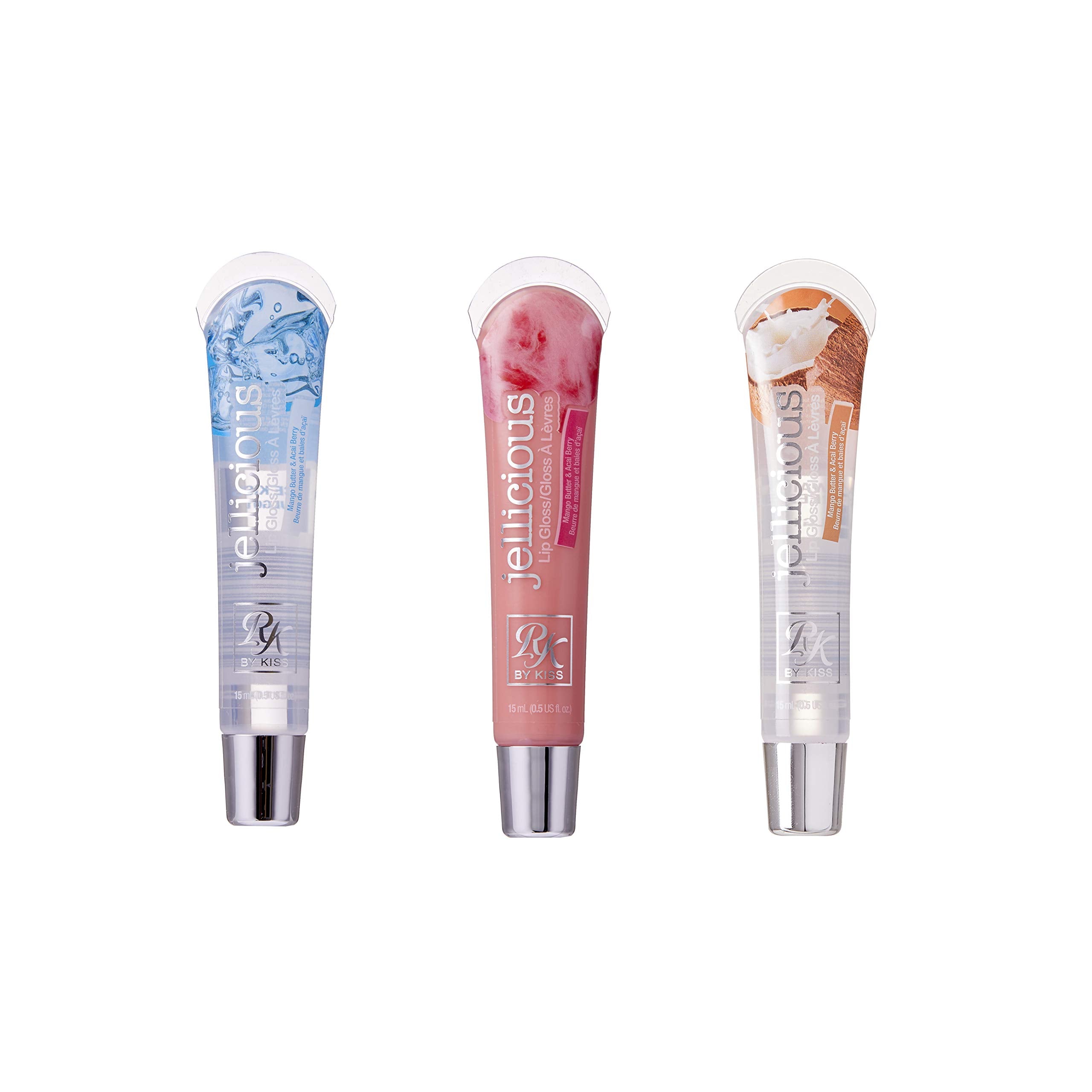 Ruby Kisses Jellicious Mouth Watering Lip Gloss (Jlg01 & Jlg04 & Jlg13)