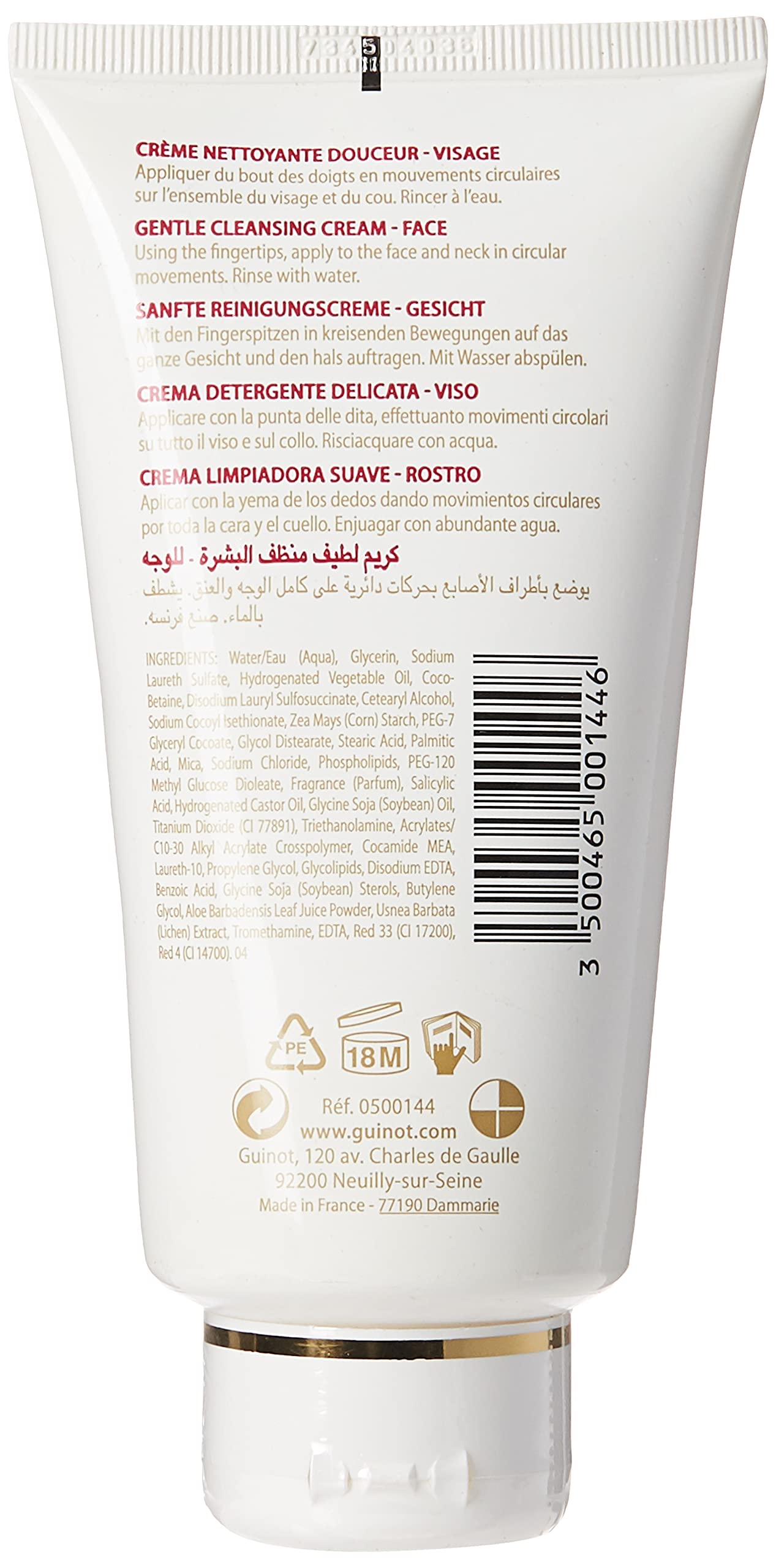 Guinot Hydra Tendre Facial Cleanser, 4.4 Oz