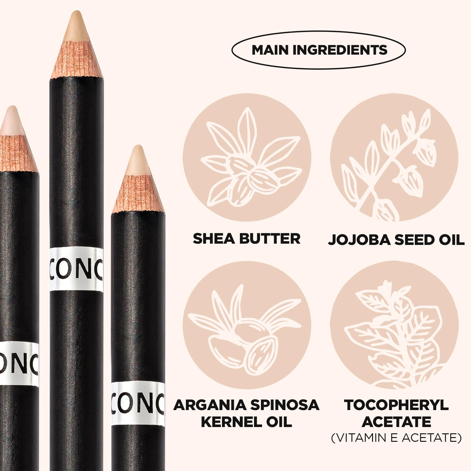 Thesaem Cover Perfection Concealer Pencil - Non Comedogenic Spot Eraser - Conceal Blemish,Aging Spot,Acne&Freckle - Multi-Use Un