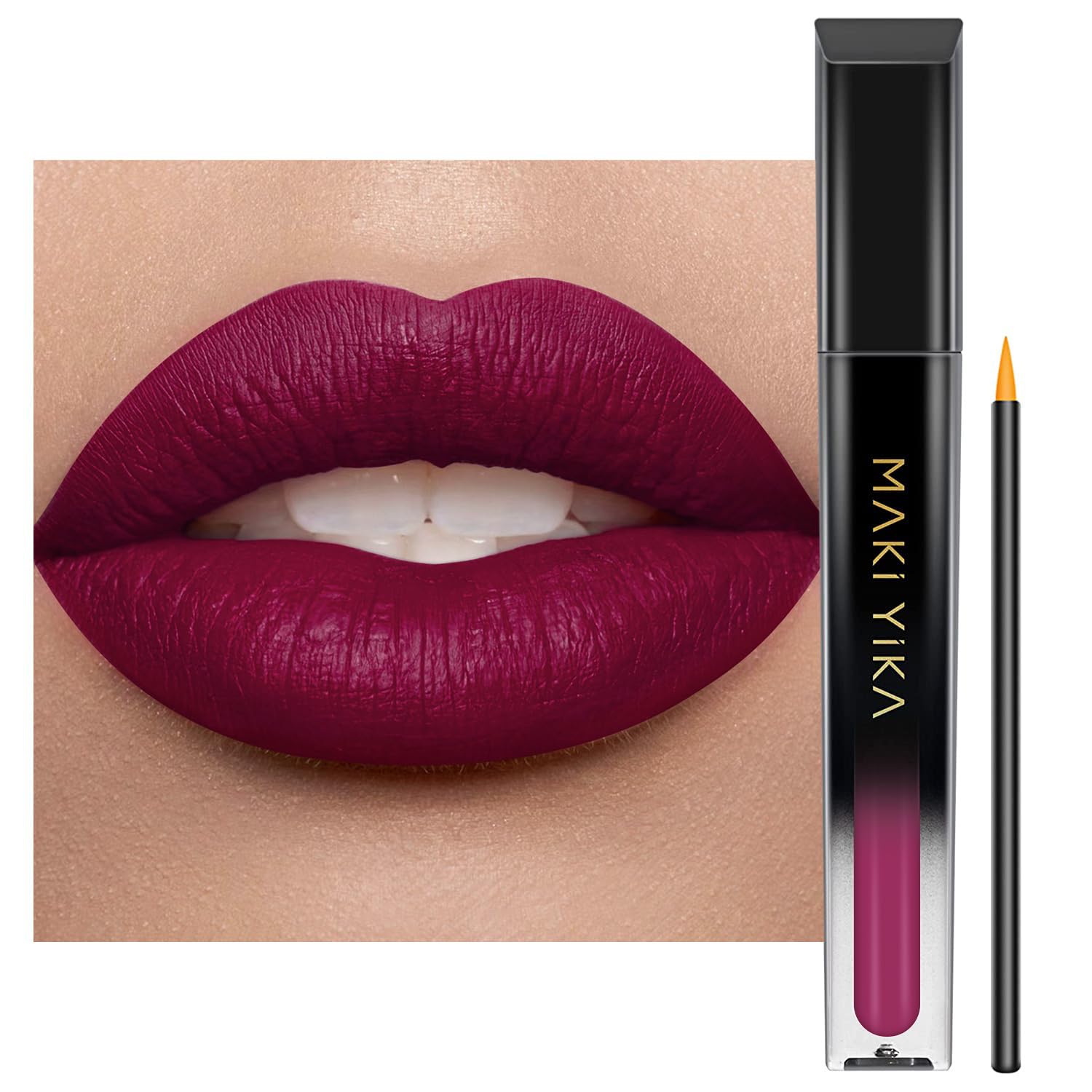 MAKI YIKA Pink Lipstick for Women Long Lasting Smudge Proof, In Charge