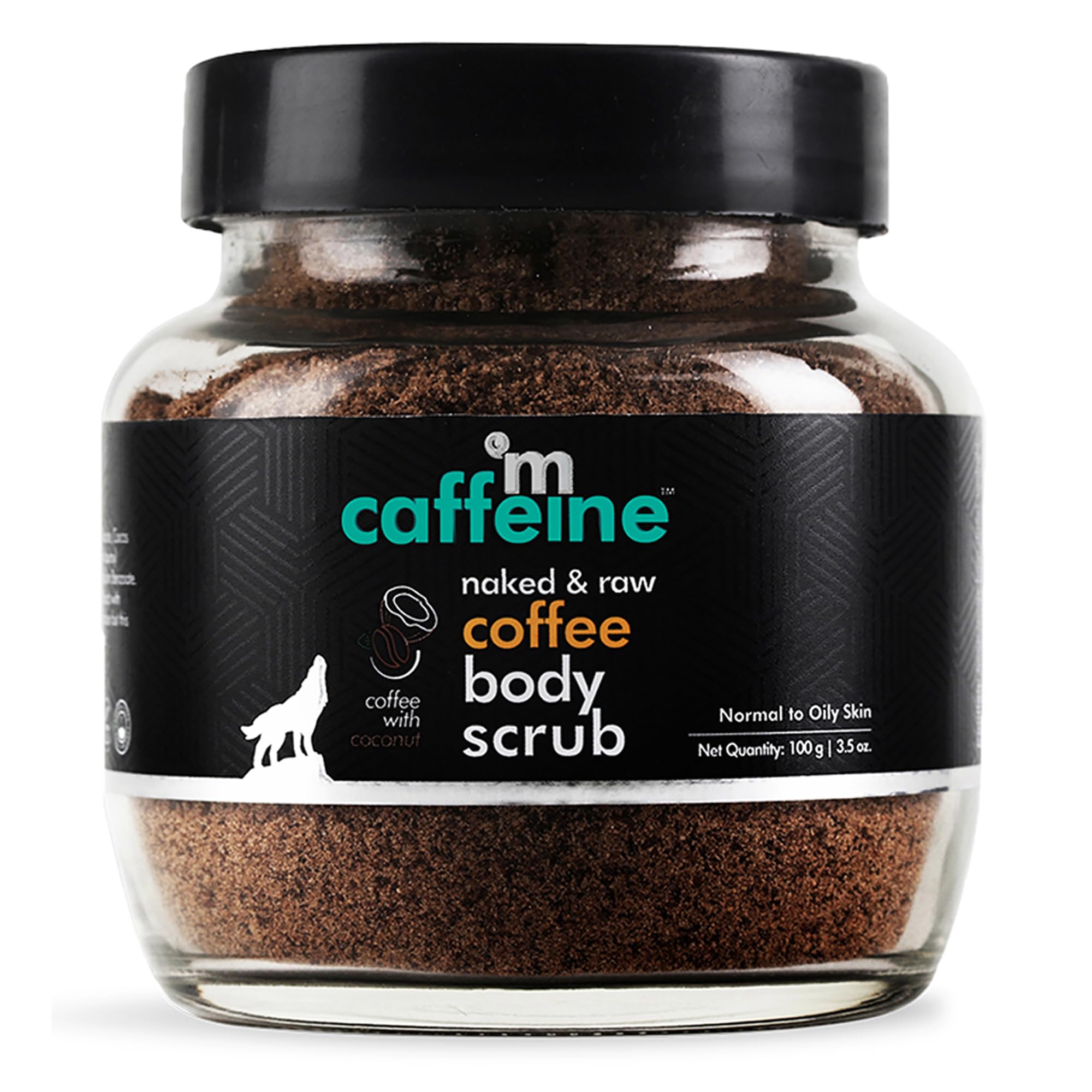Naked And Raw Coffee Body Scrub - Coconut - Normal To Oily Skin By Mcaffeine For Unisex - 3.5 Oz Scrub