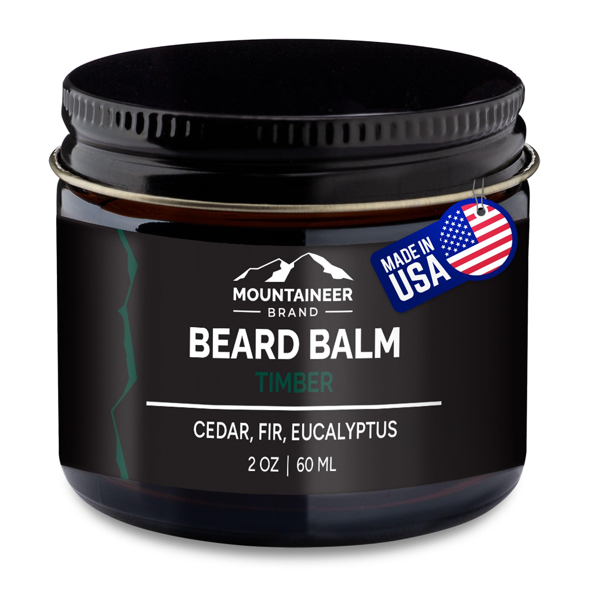 Mountaineer Brand Beard Balm For Men | All Natural Leave-In Conditioner To Moisturize Dry Itchy Skin | Beard Butter Hydrates, So
