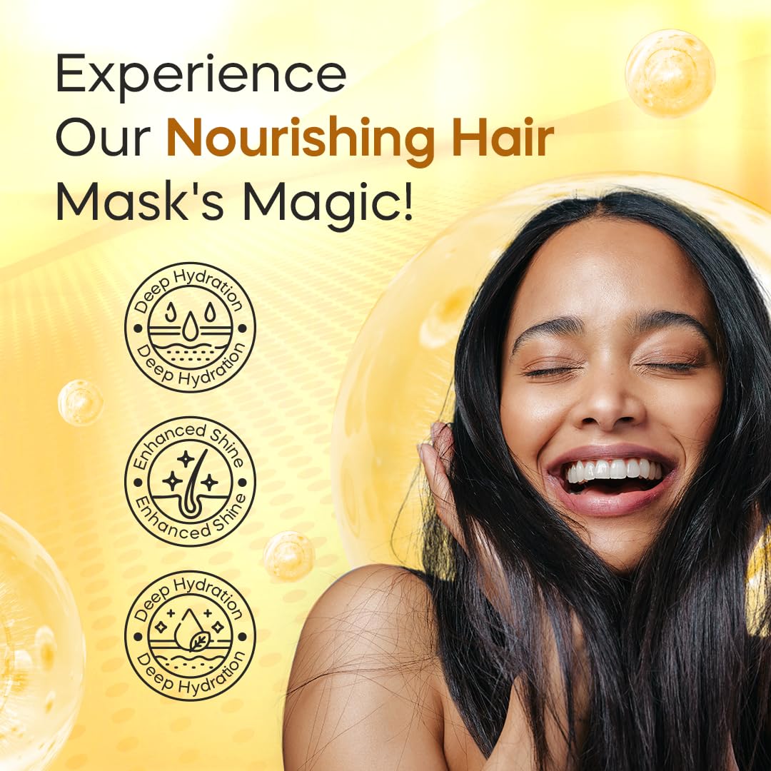 Dominican Magic Nourishing Revitalizing Hair Mask With Aloe Vera, Hair Treatment, Deep Repair & Revitalize For Dry, Damaged Hair