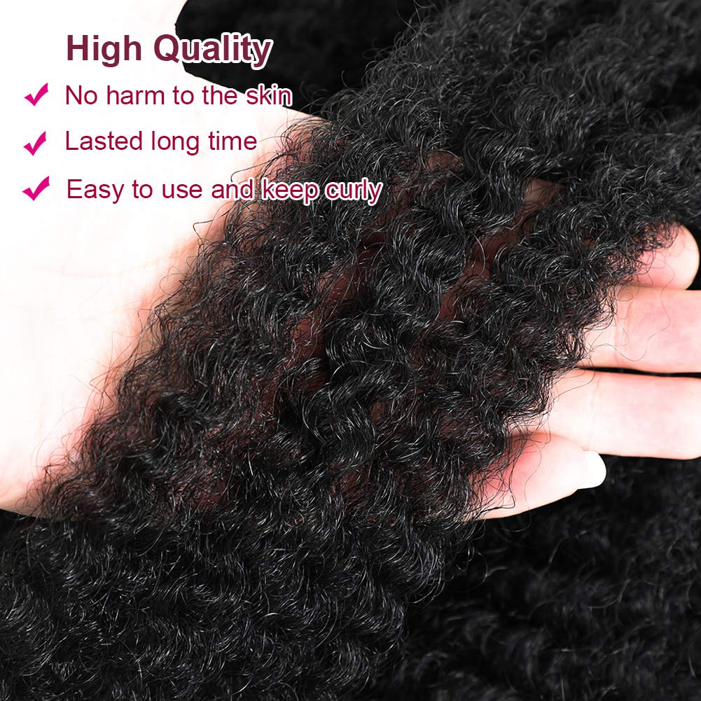 Dansama Marley Hair 24 Inch Marley Twist Braiding Hair 6 Packs Braiding Hair Marley Crochet Hair Extensions (24 Inch (Pack Of 6)