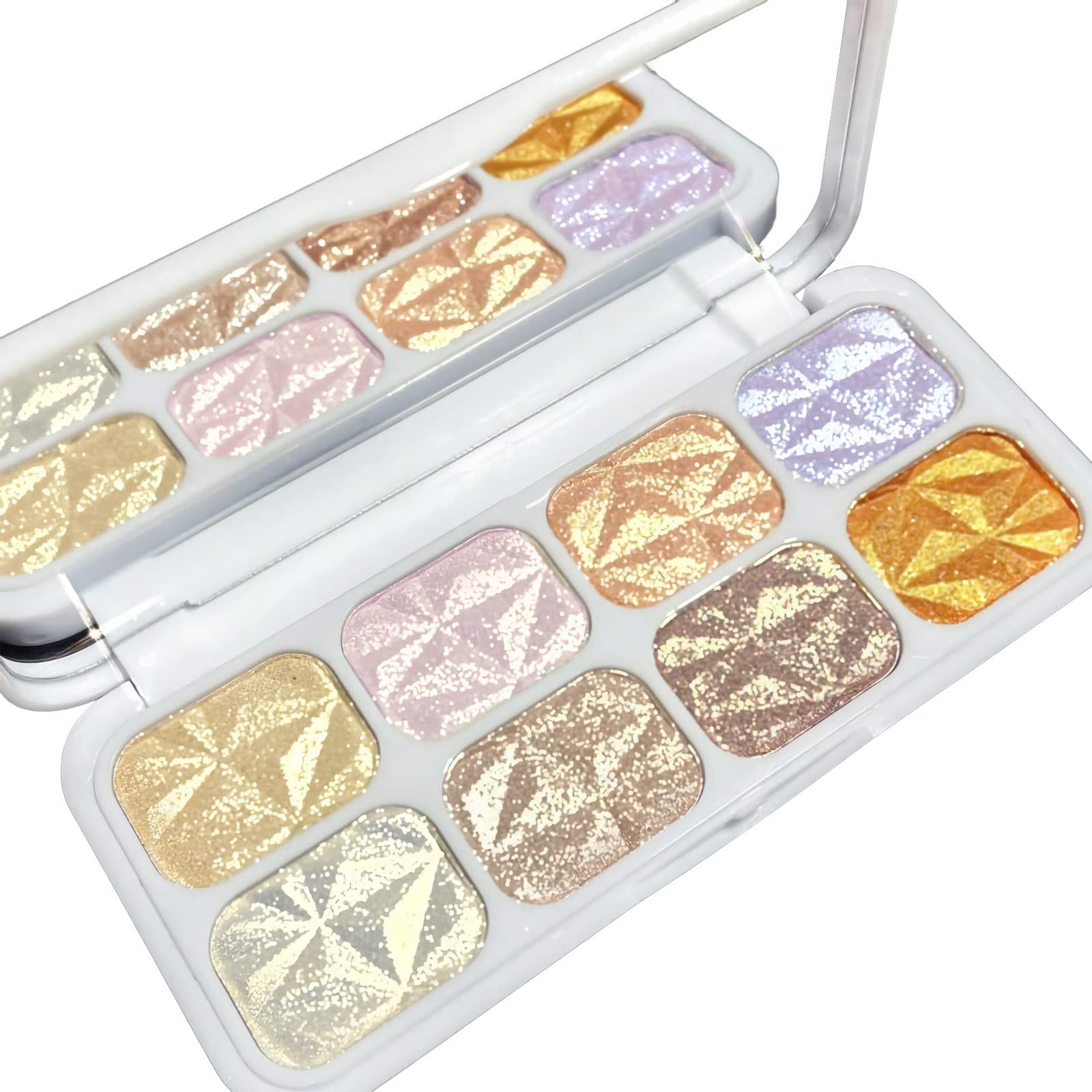 Sumeitang 8 Colors Face Highlighter Makeup Palette
