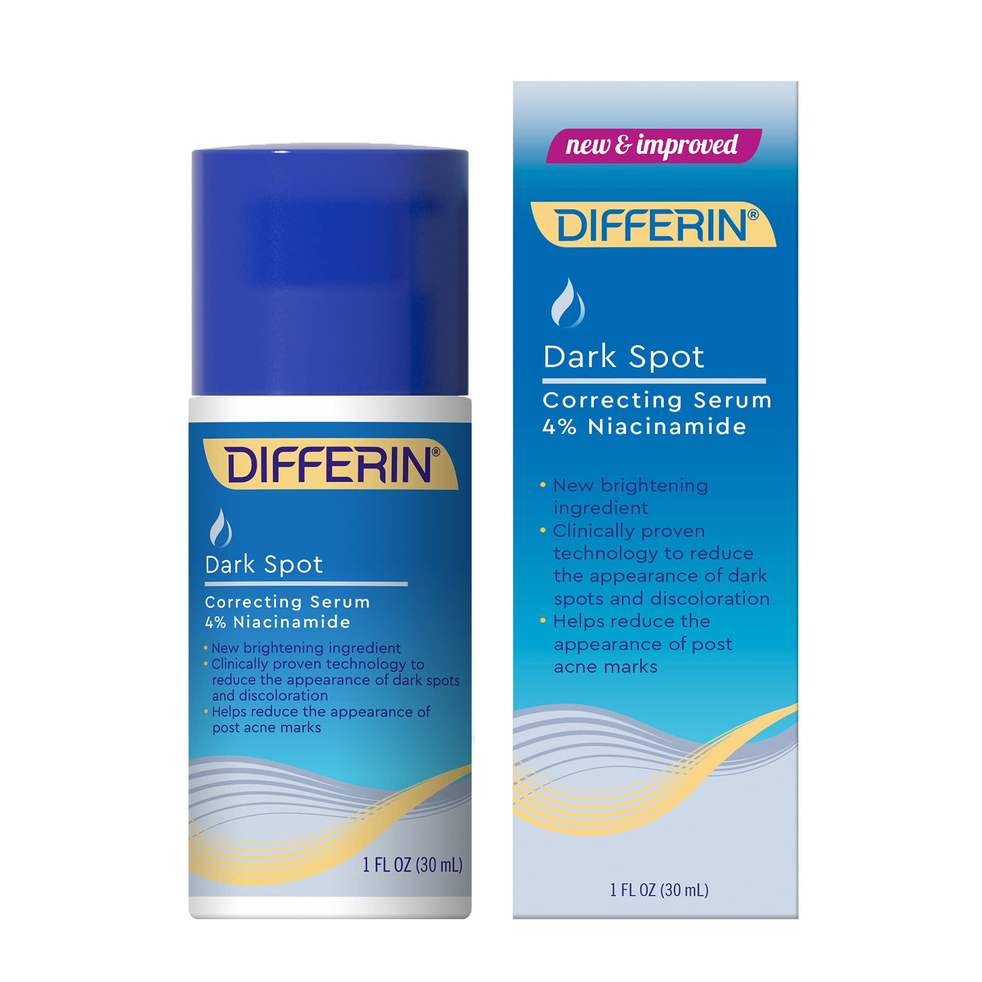 Differin Dark Spot Corrector, Reduces Appearance Of Dark Spots And Discoloration, Gentle Skincare For Acne Prone Sensitve Skin,