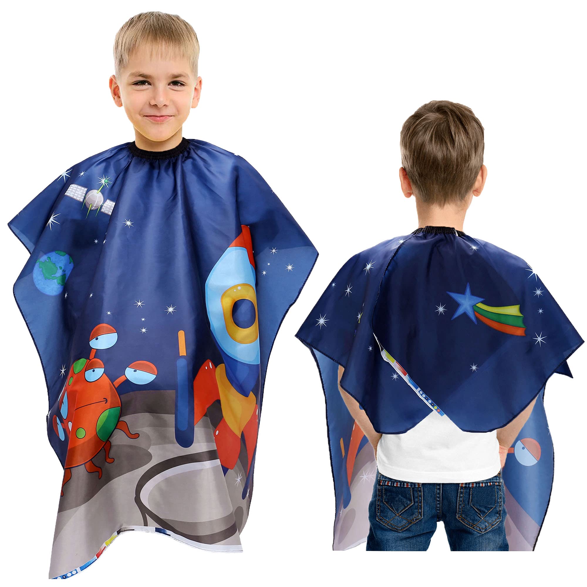 Aethland Kids Haircut Cape, Hair Cutting Cape For Kids & Adults - Professional Waterproof Barber Cape Salon Cape Cloak For Hair