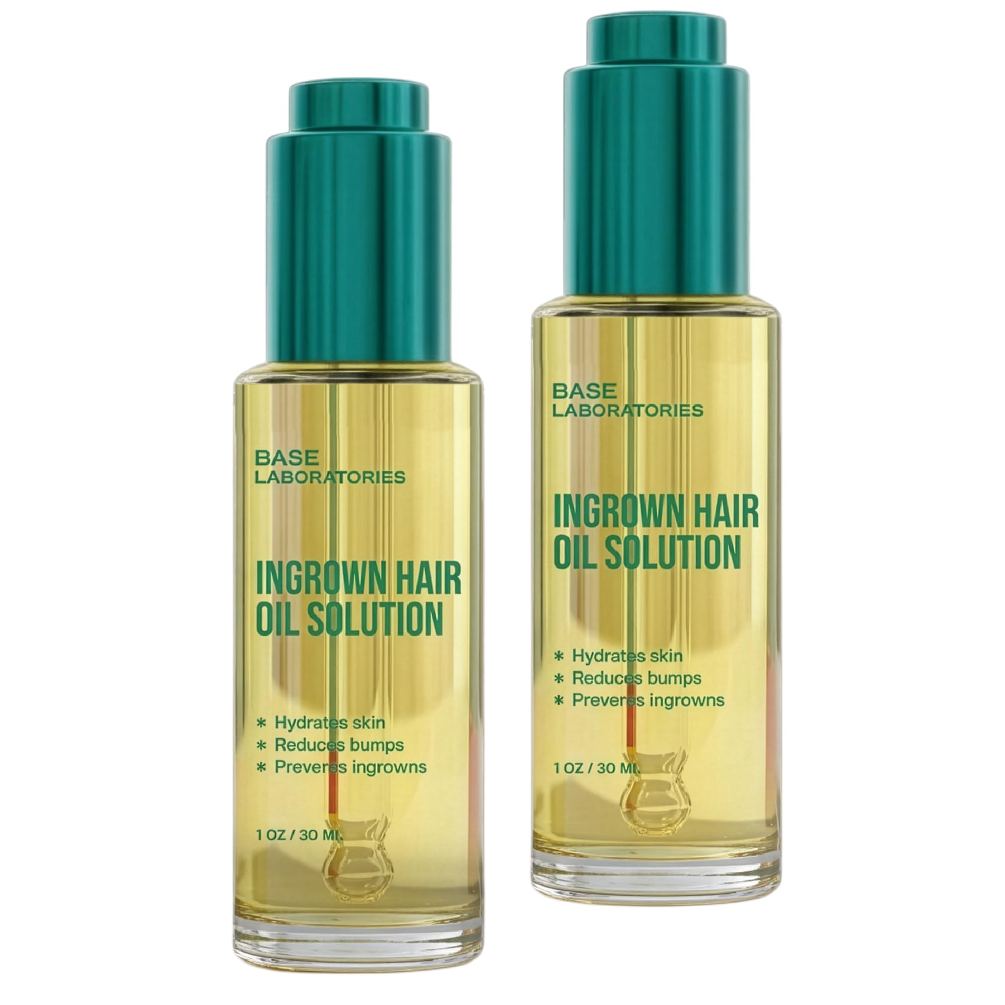 BASE LABORATORIES Ingrown Hair Treatment Oil  Soothing After Shave Oil For Ingrown Hairs, Soothes Razor Bumps for Bikini Area, 